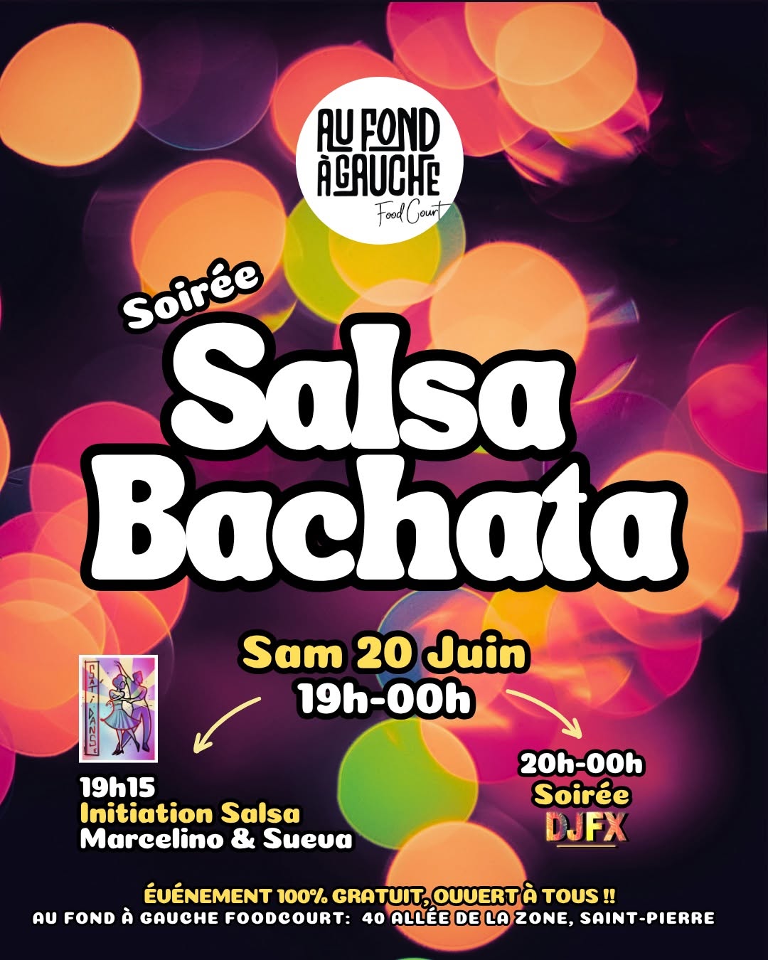 ✨Soirée SALSA BACHATA "Au Fond à Gauche"💃🏻✨🕺🏻