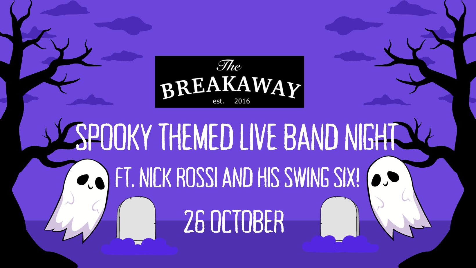SPOOKY THEMED LIVE BAND & SOCIAL DANCING