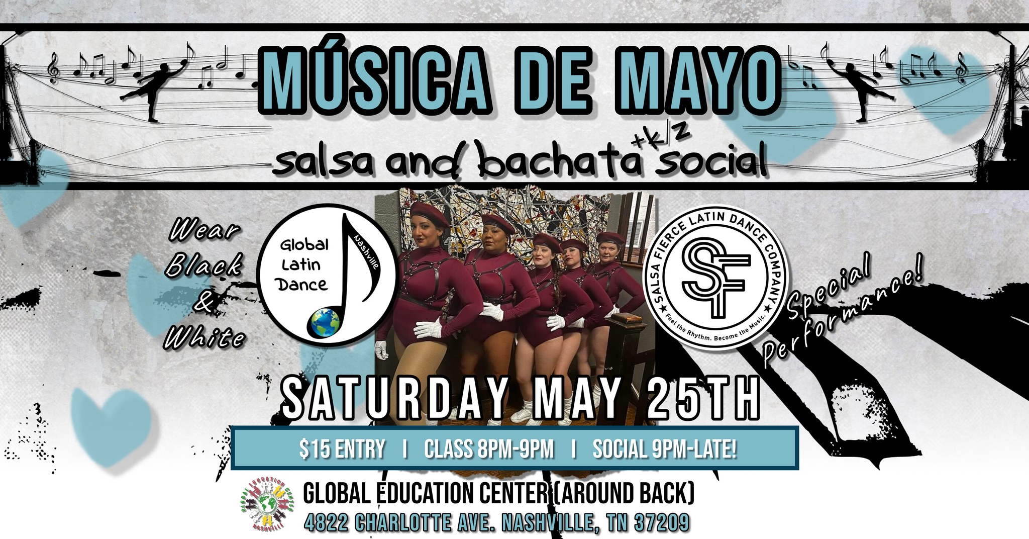 Música de Mayo Salsa & Bachata Social 🤍🎵🖤