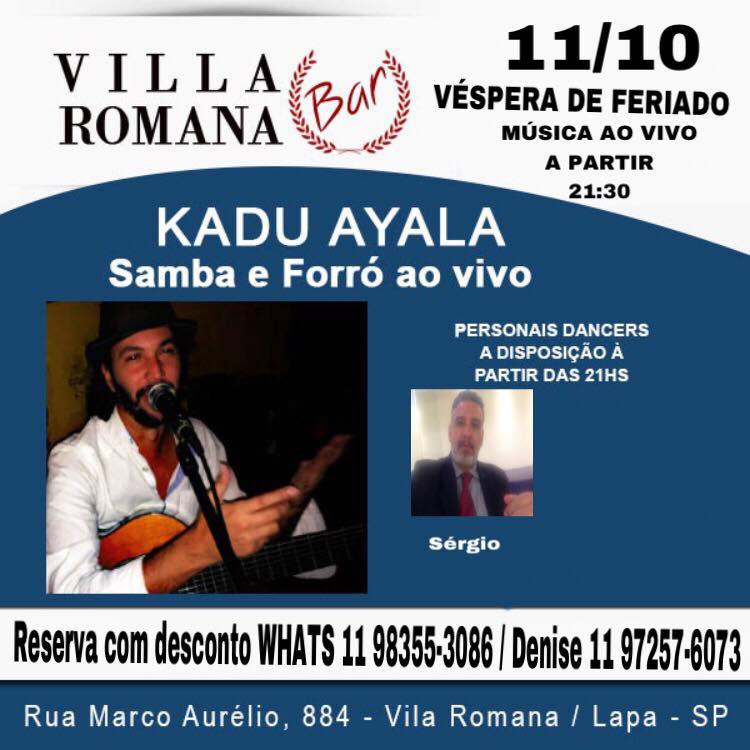Véspera de feriado com Kadu Ayala