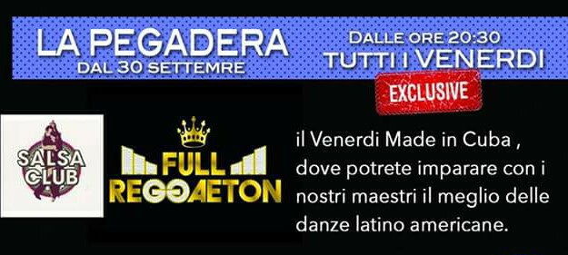 La Pegadera - il Venerdì 100% cubano del Tre6sei