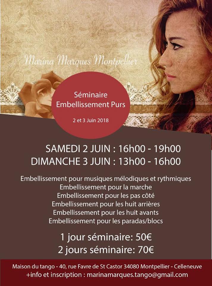 Séminaire Embellissement Purs - Marina Marques Montpellier