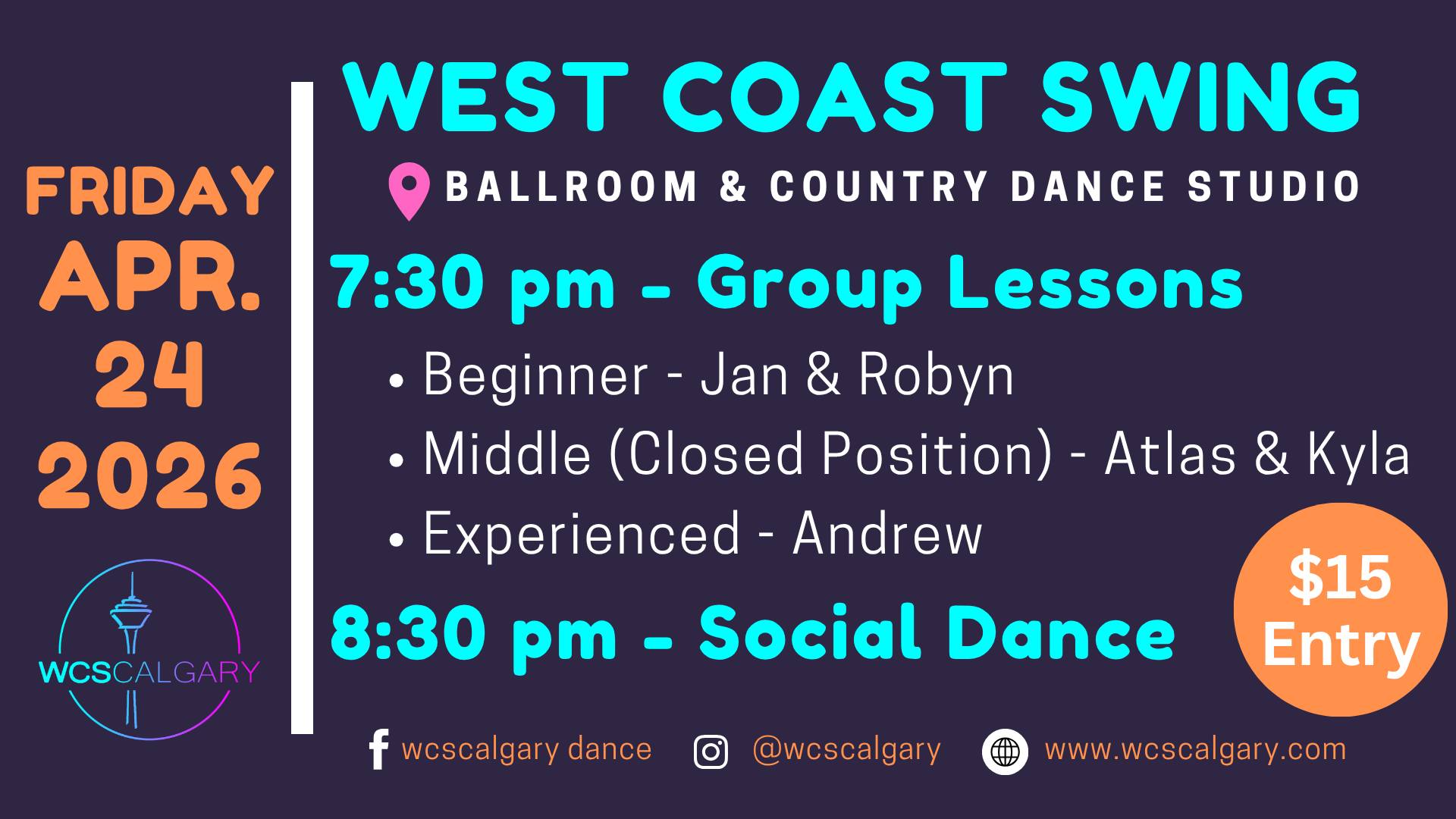 West Coast Swing Dance Party!