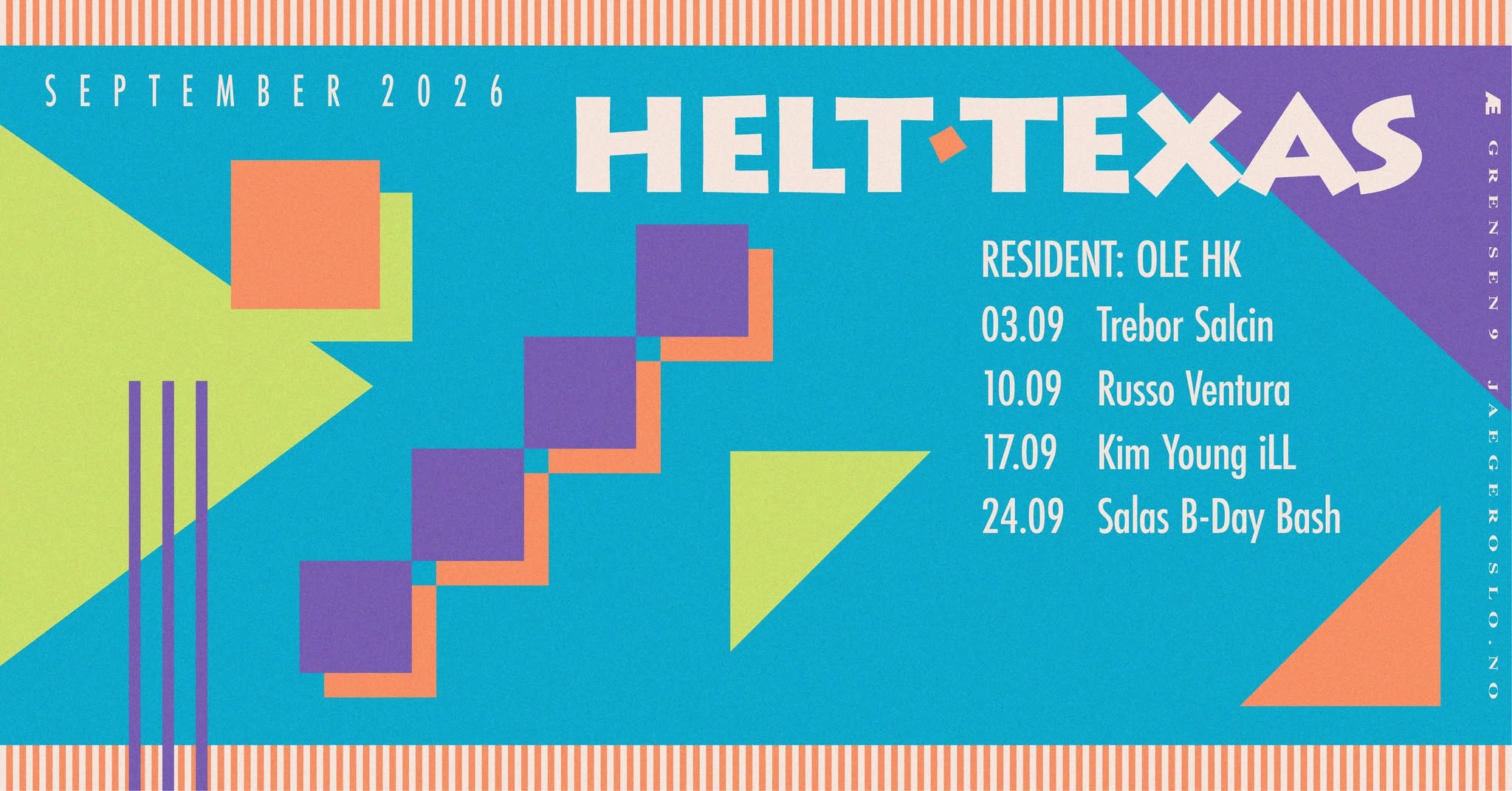 Helt Texas: Ole HK + Trebor Salcin + Ross Ventura + Kim Young iLL + Salas B-Day Bash