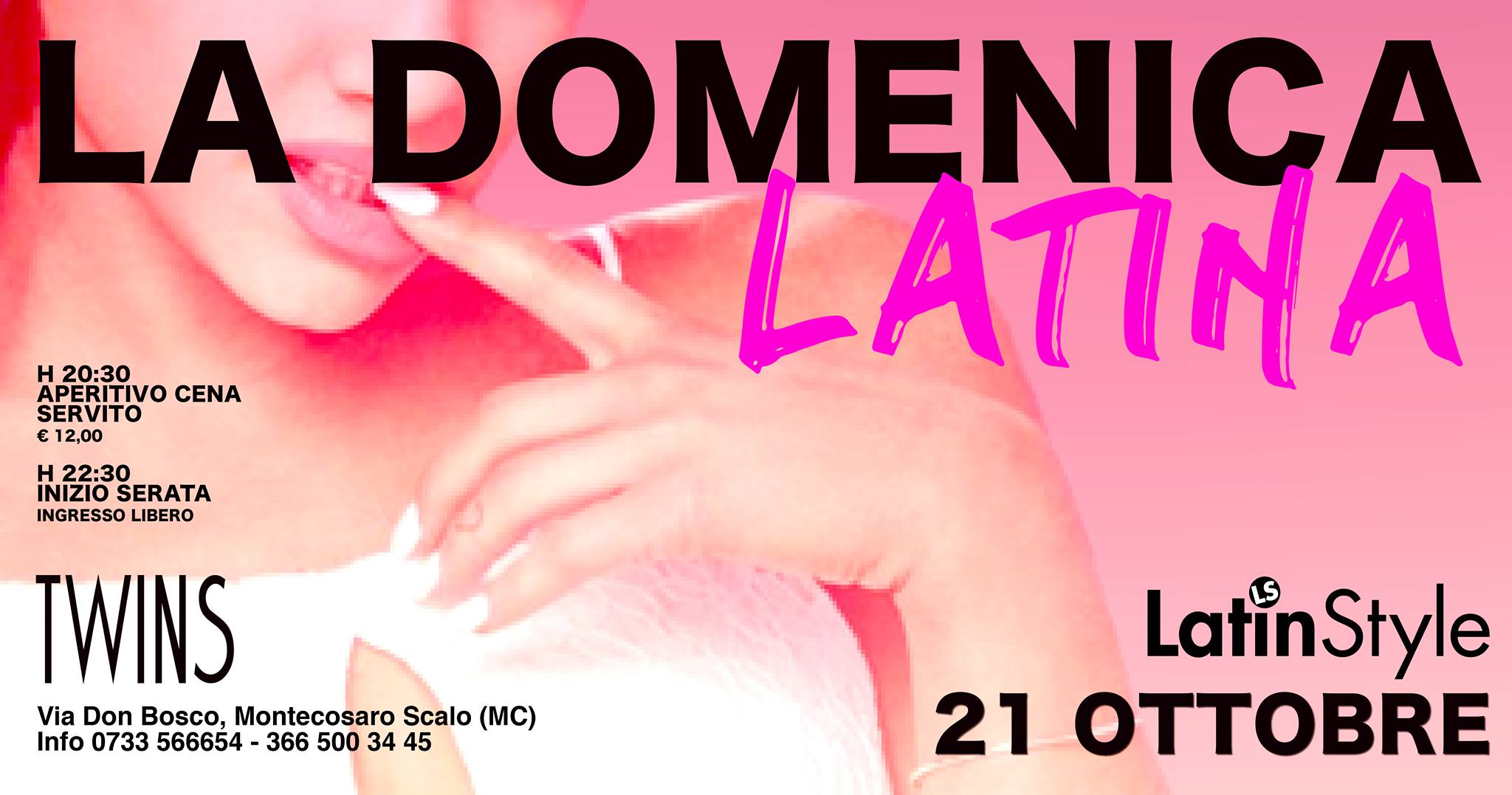 L A • D O M E N I C A • L A T I N A ~ 21 Ottobre