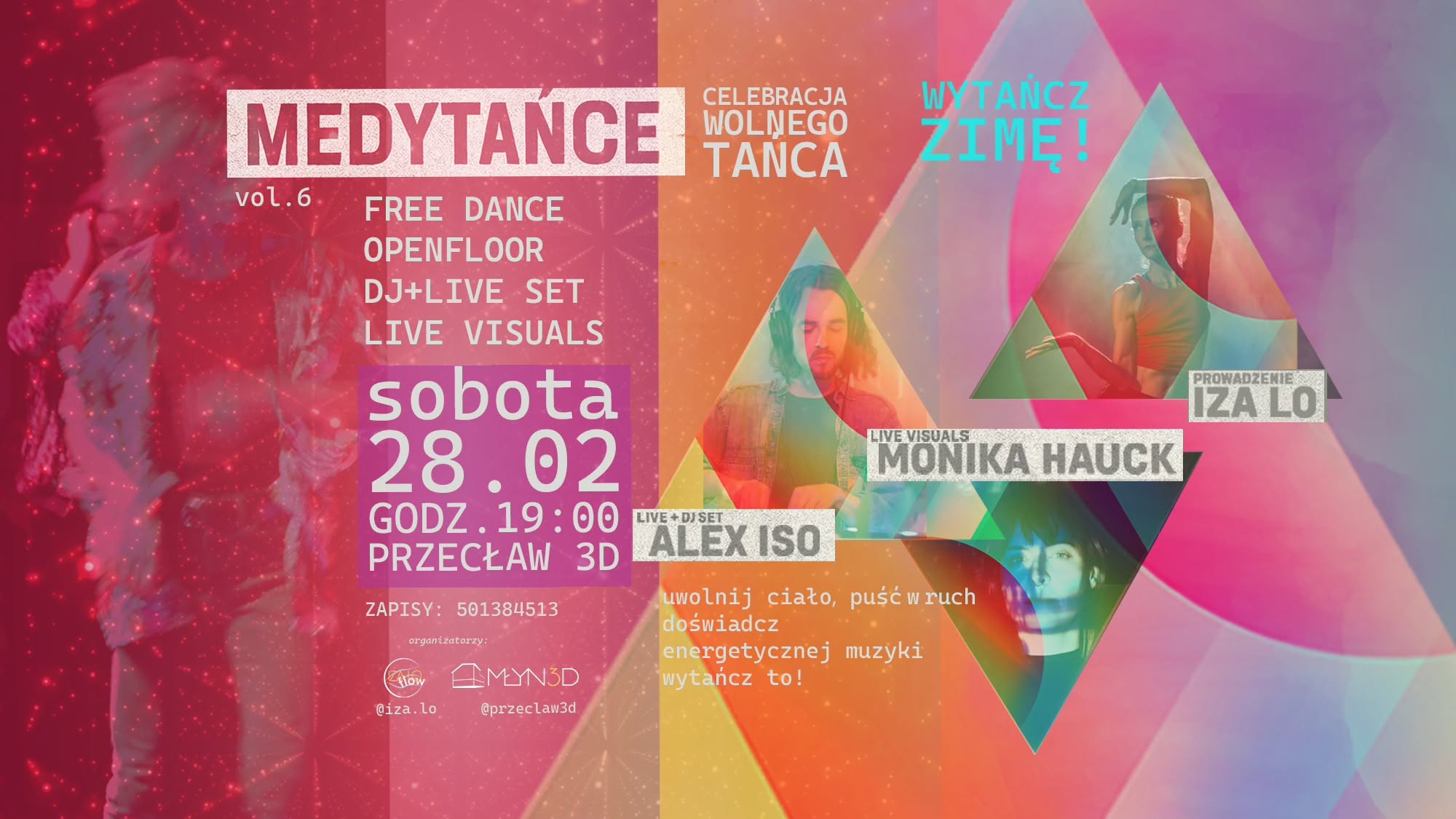 Medytańce-ECSTATIC DANCE FLOW +DJ live set Alex Iso + VJ Monika Hauck