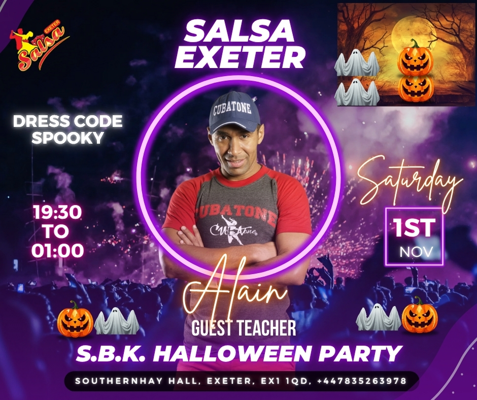 Halloween SBK party with guest teacher ALAIN HERNANDEZ