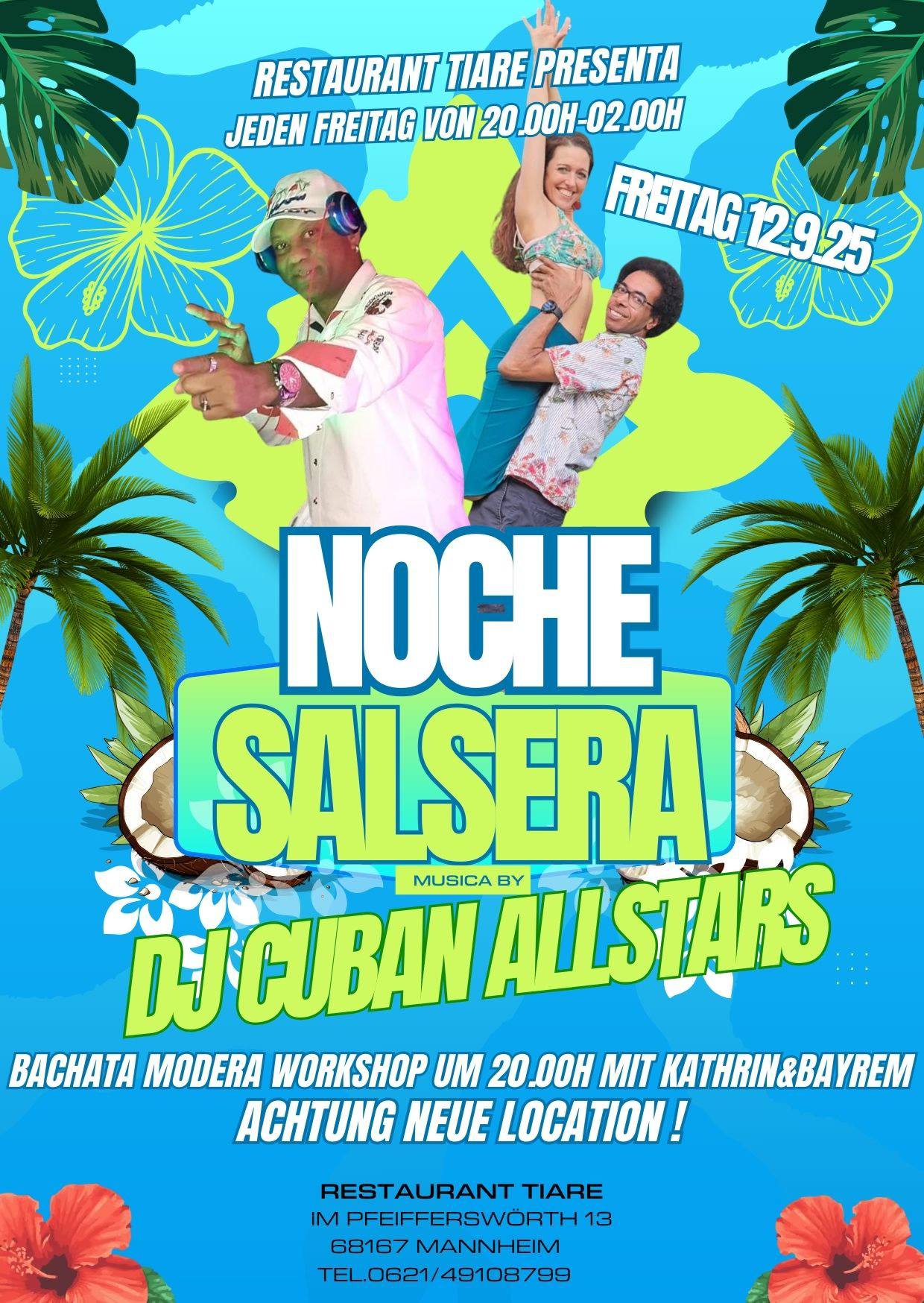 Fr.12 9 25-NOCHE SALSERA-ACHTUNG NEUE LOCATION!