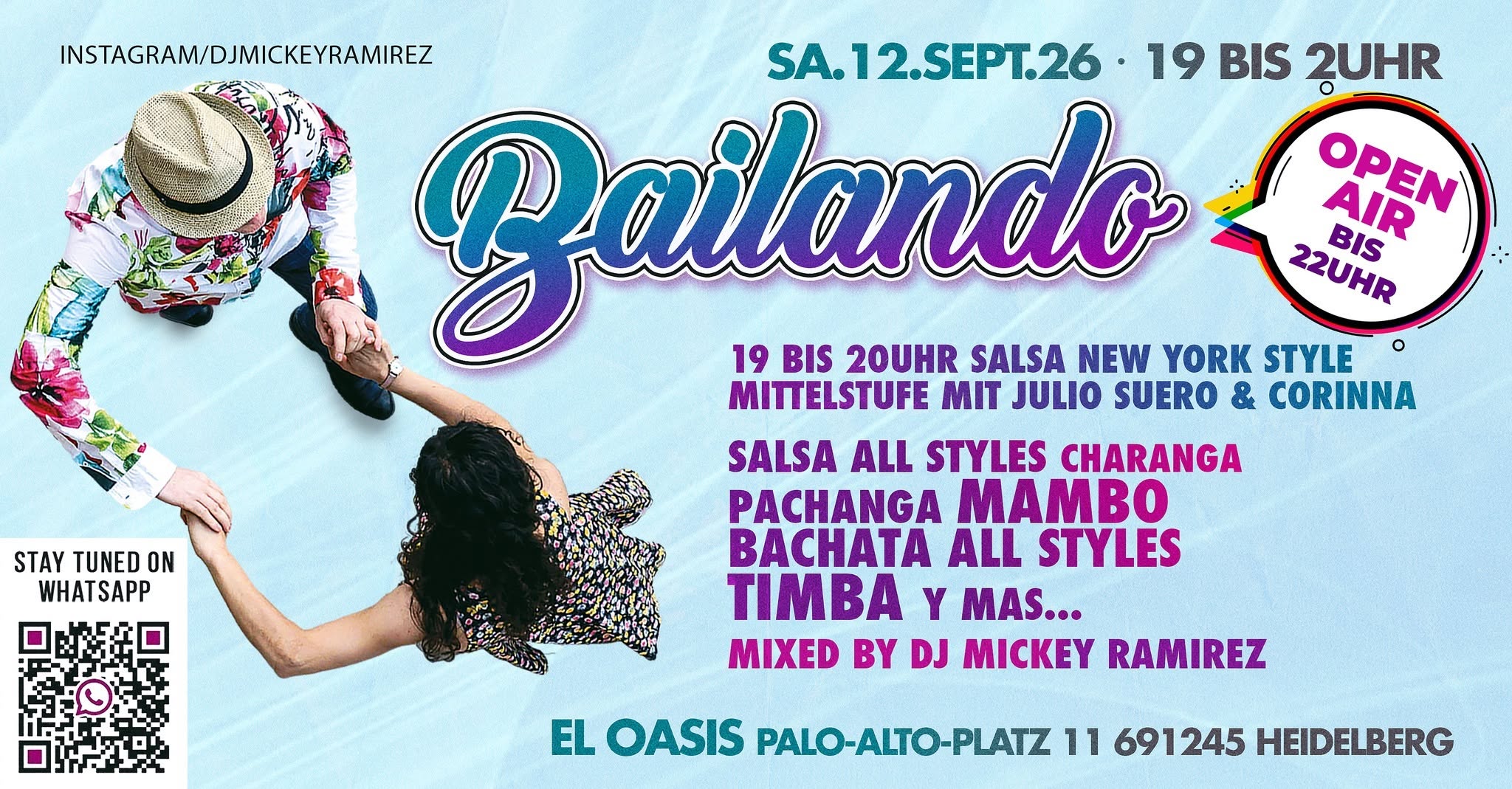 12 09 BAILANDO ★ Workshop & Party