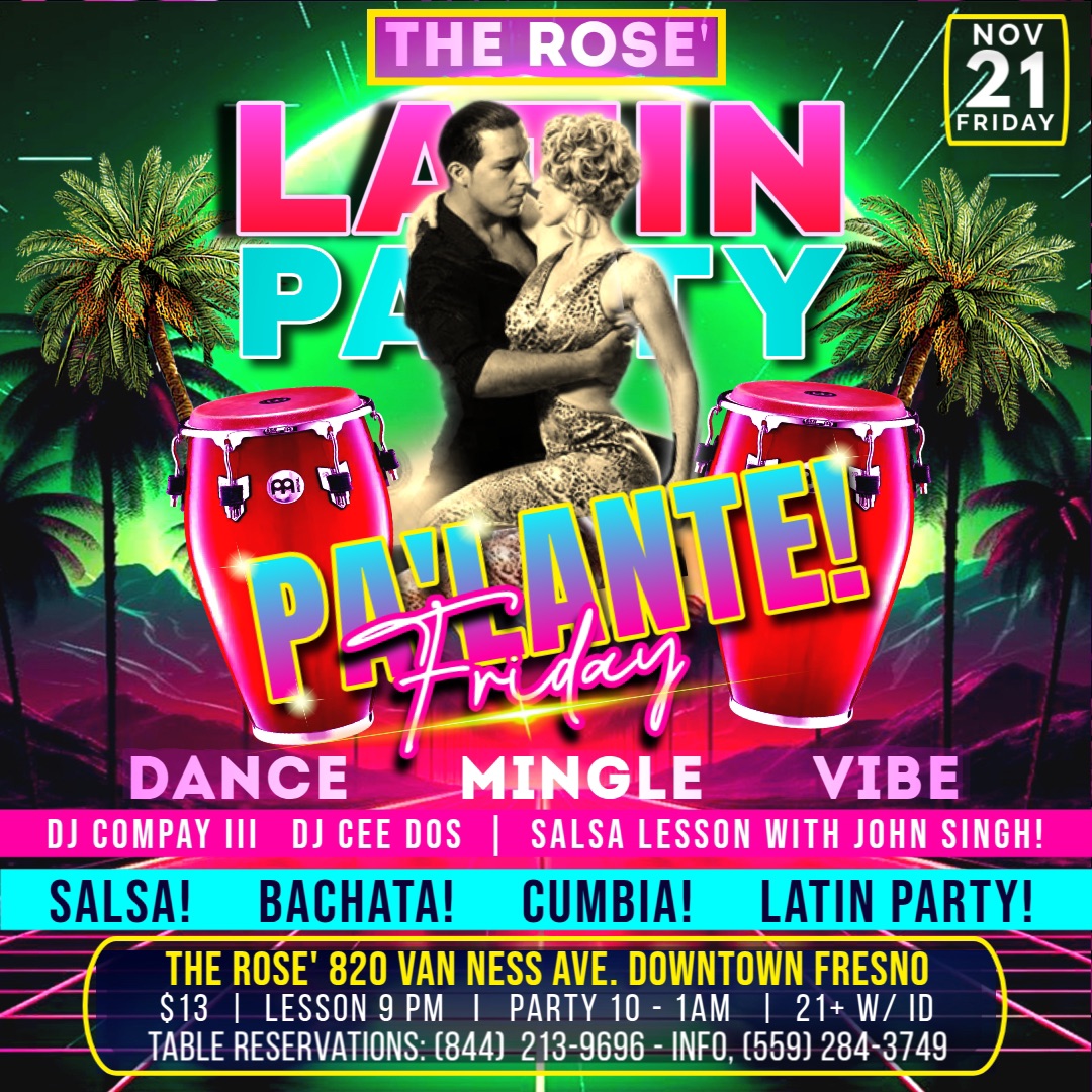 Pa'Lante Fridays Salsa Bachata Cumbia y mas