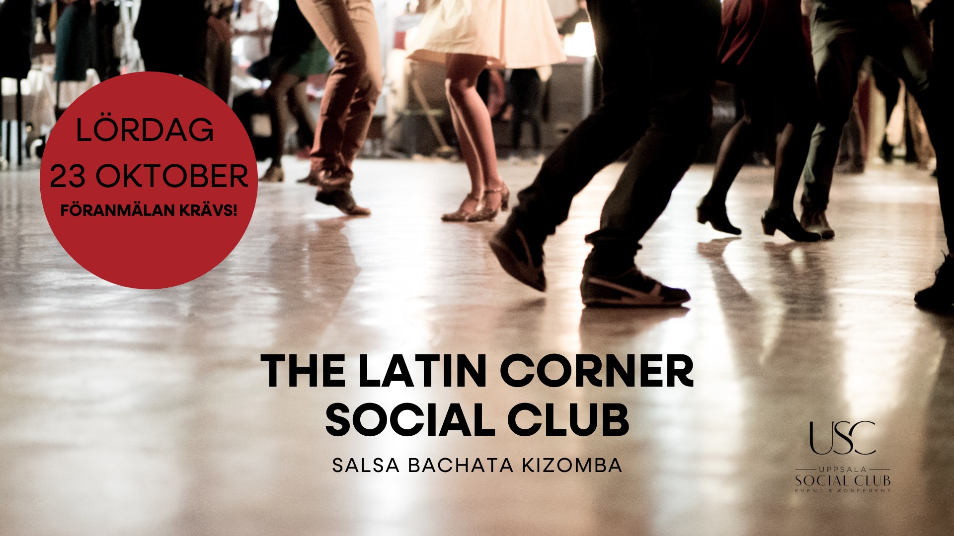 Premiär - The Latin Corner Social Club! Lördag 23 oktober