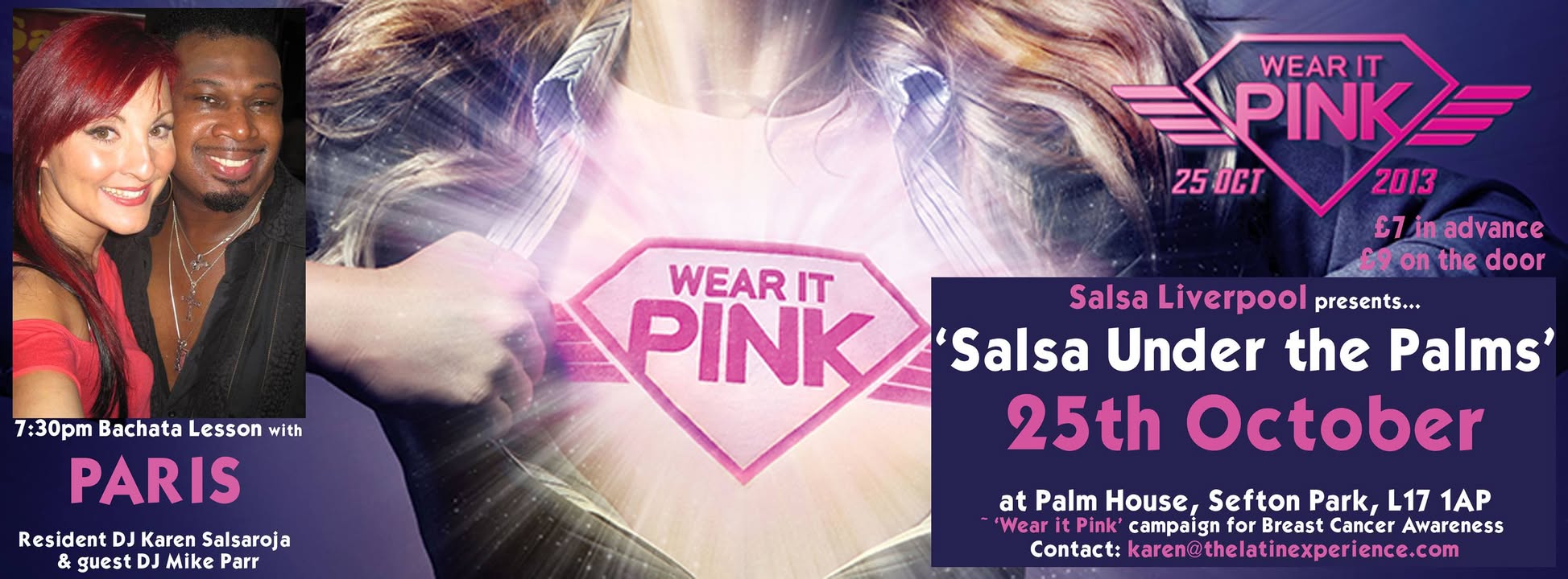 Salsa Under the Palms >> 'Wear it Pink' with PARIS <<