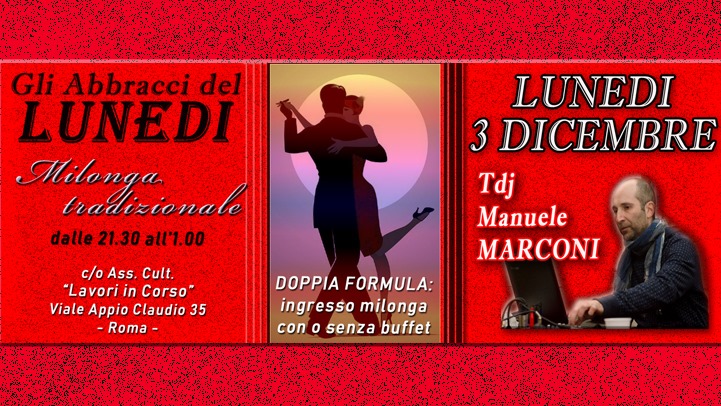 3 12: Gli Abbracci del Lunedi - tdj Manuele Marconi