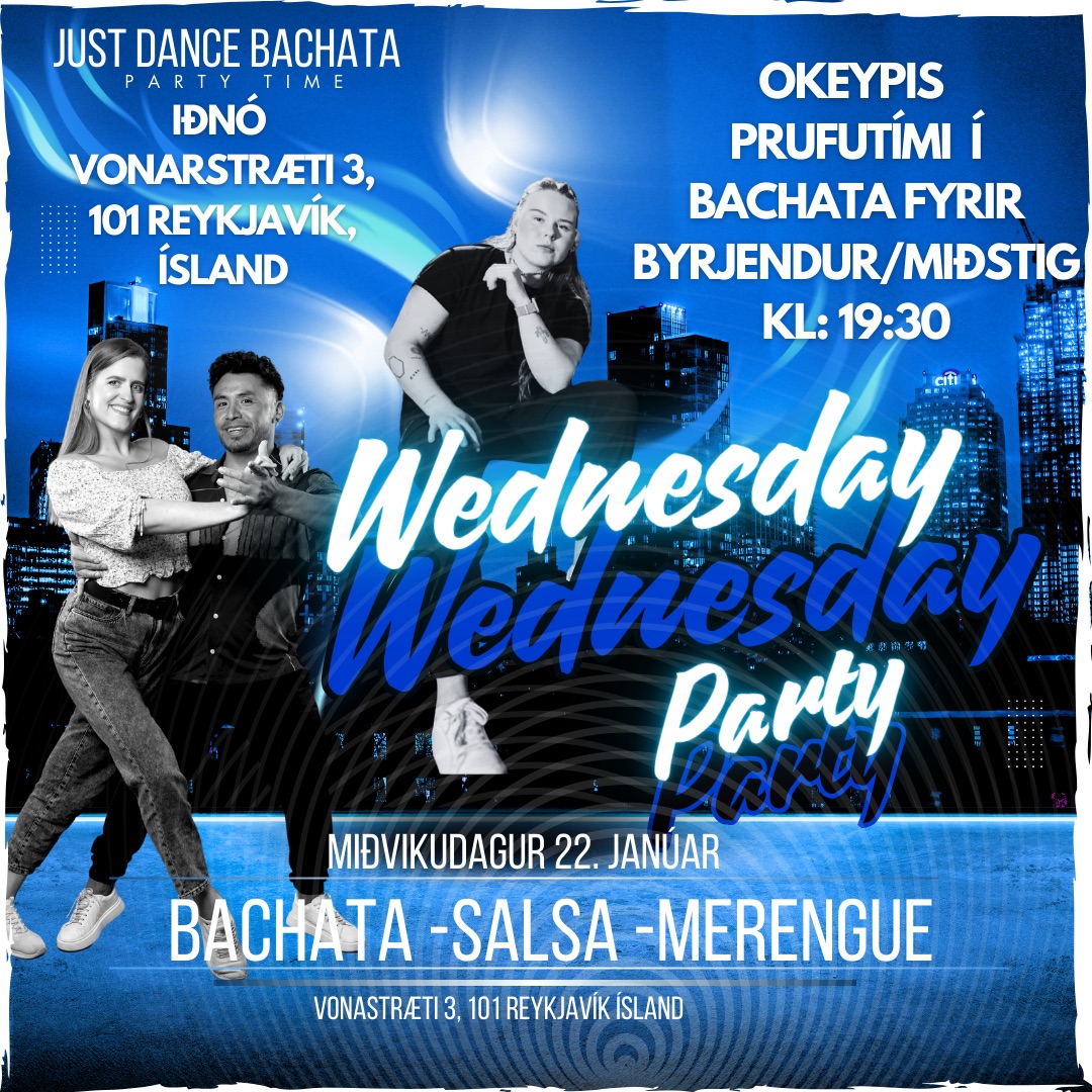 Bachata-salsa í Iðnó