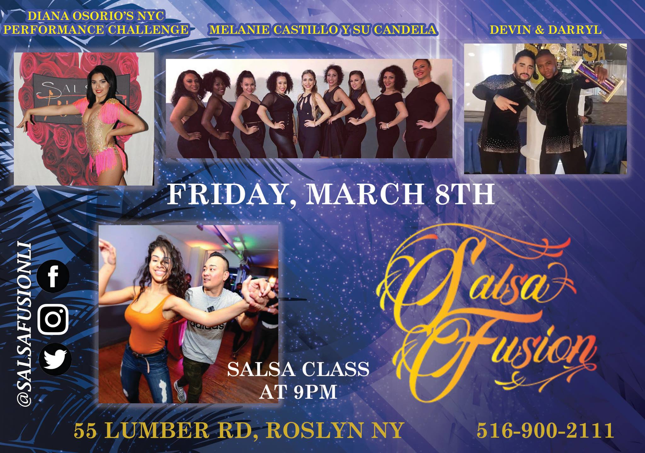 Salsa Fusion LI Social March 8th, 2019