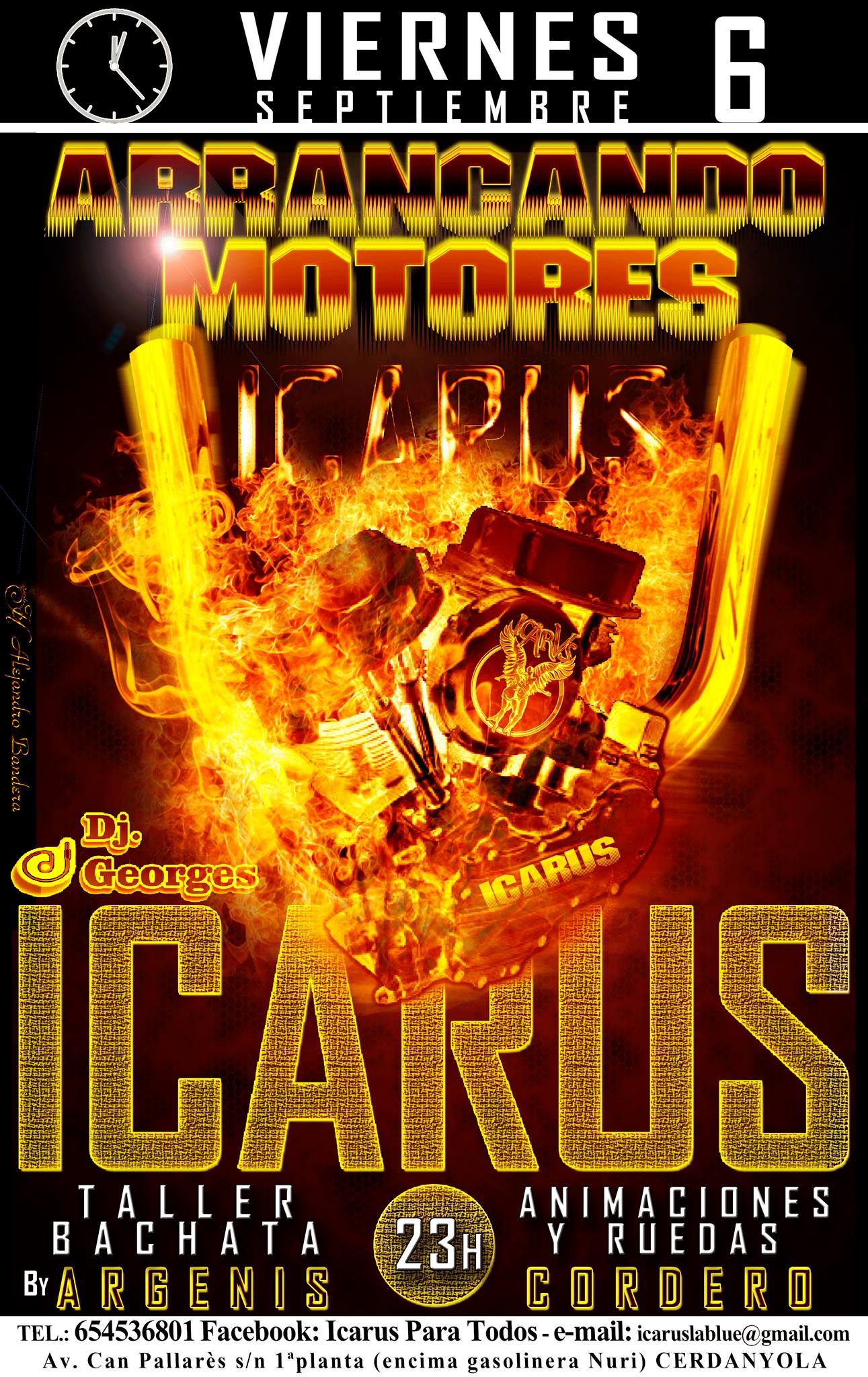Arrancando Motores ICARUS viernes