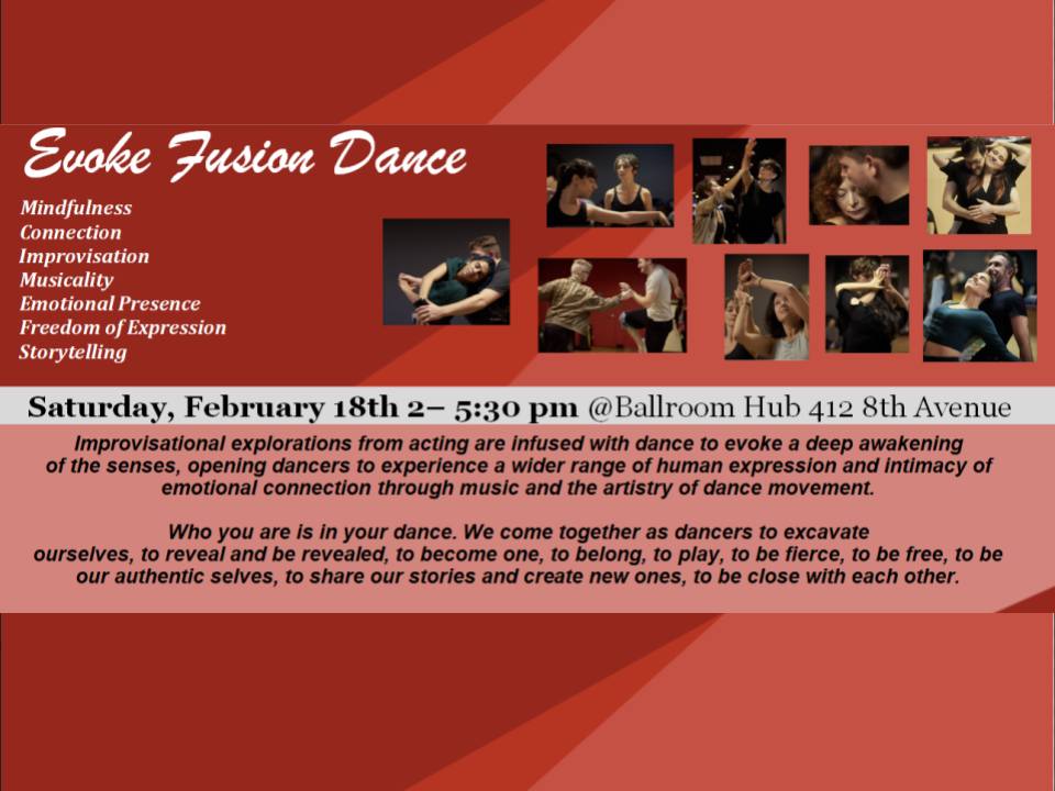 Evoke Fusion Dance Workshop: Discovering the Story