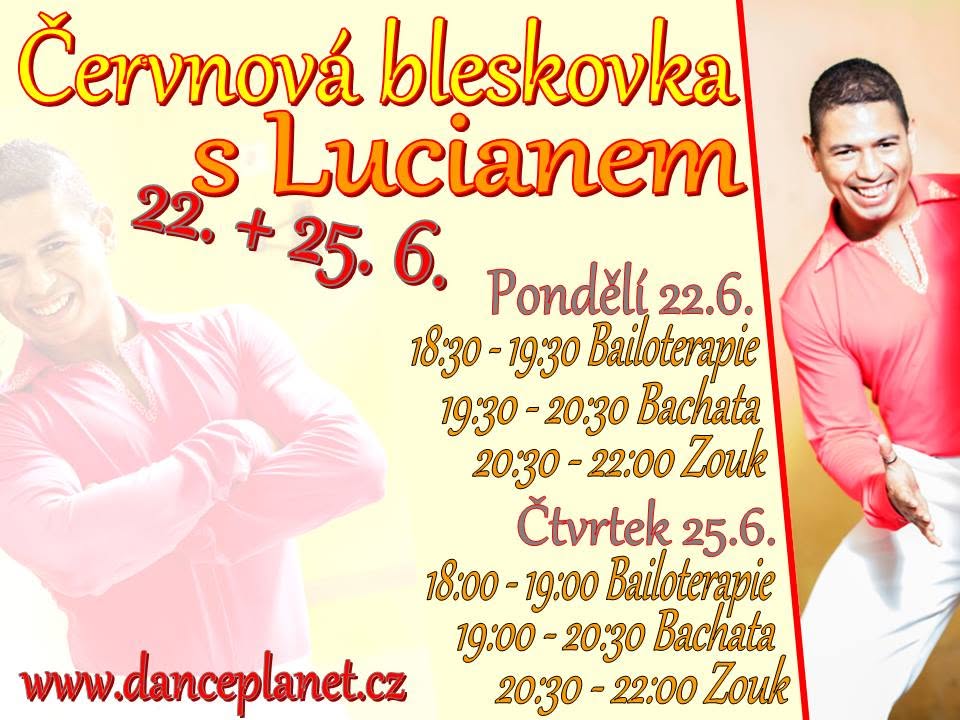 ČERVNOVÁ BLESKOVKA S LUCIANO GOMES