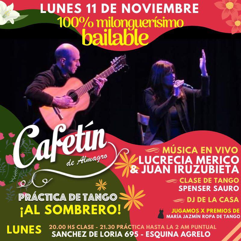 Lucrecia Merico y Juan Iruzubieta en Cafetín de Almagro