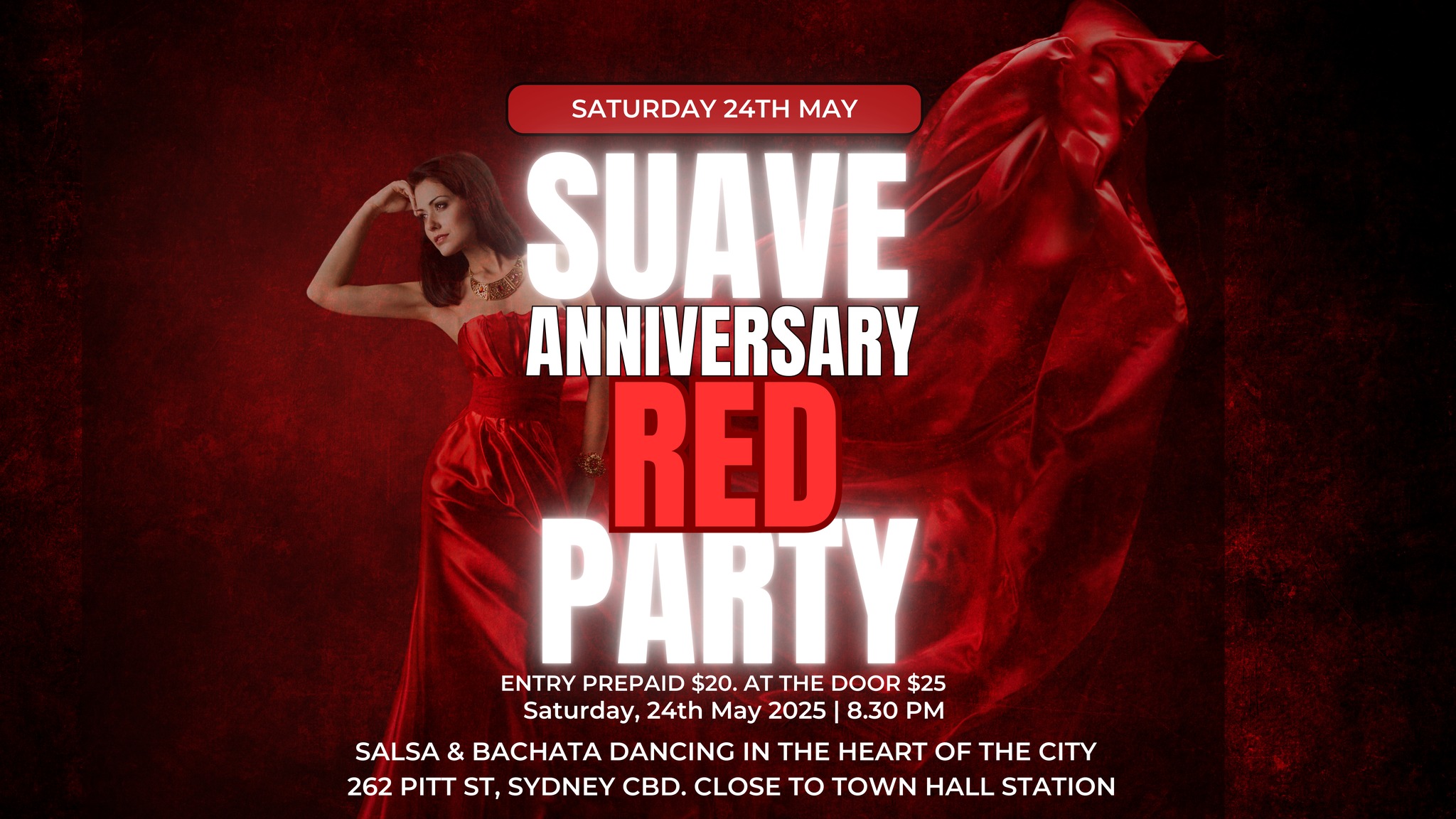 Suave Anniversary Red Party