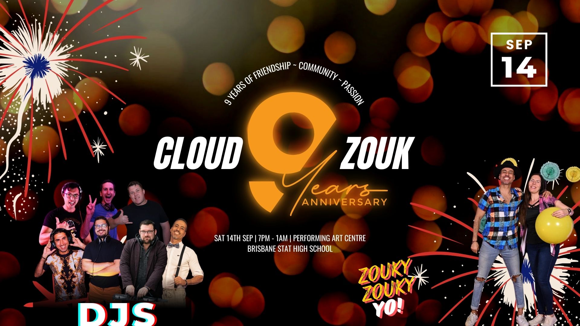 Cloud9 Zouk 9th Anniversary - 14th Sep 2024ππ₯³