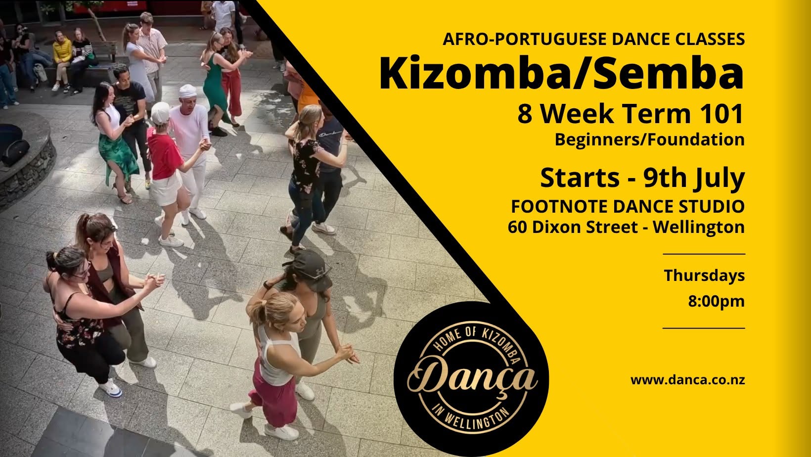 Kizomba - Beginner 101 8 Week TERM