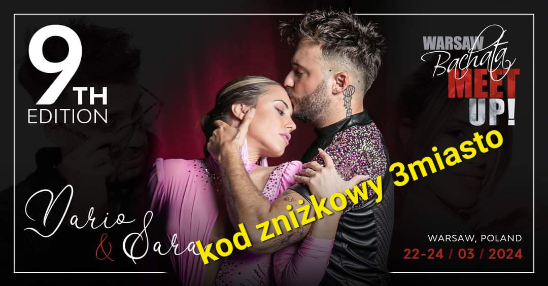 Grupa zniżkowa 3miasto na Bachata Meet Up z Dario & Sara 2024