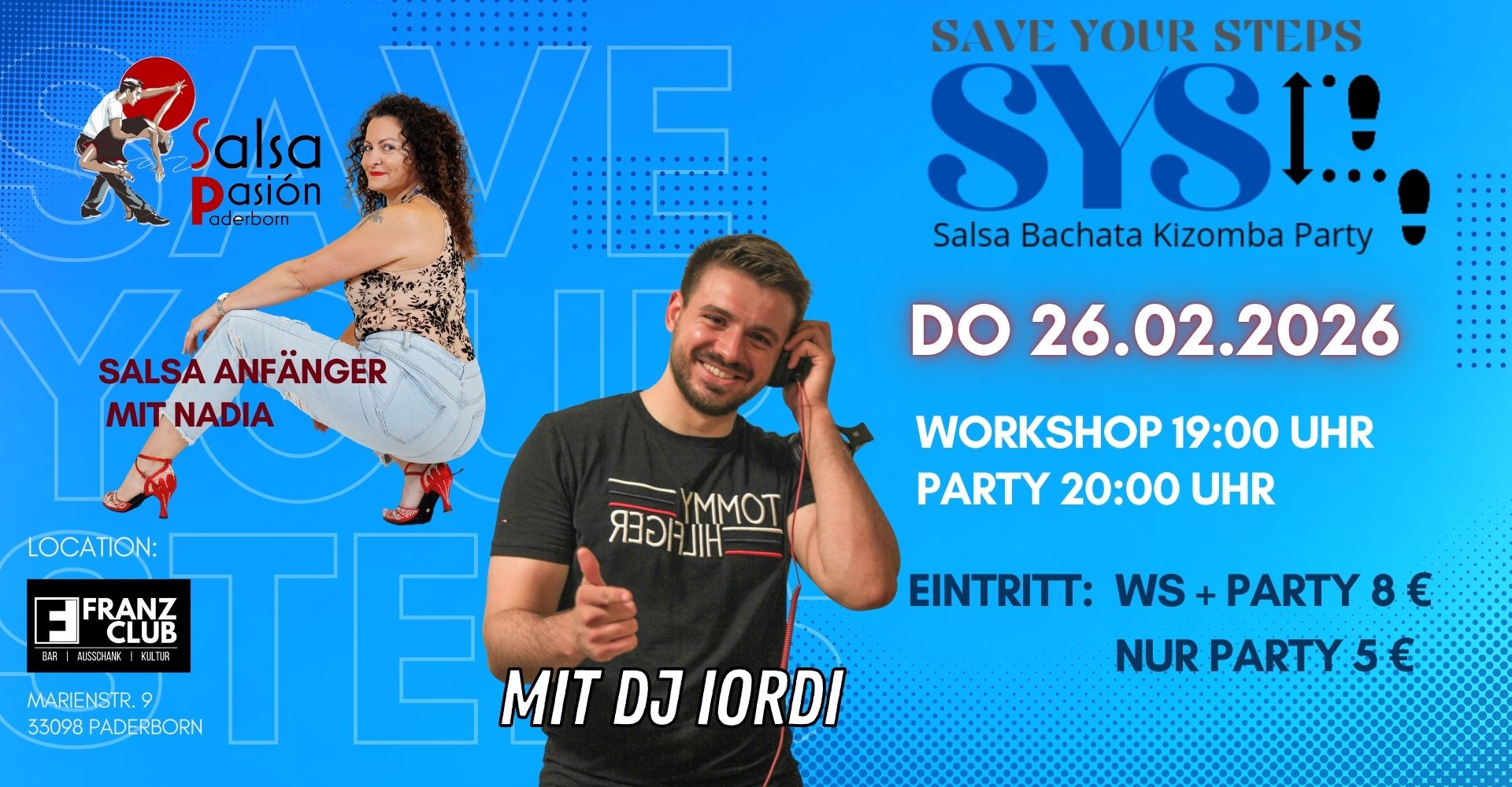 SYS After Work Salsa Party mit DJ Iordi und Salsa Workshop