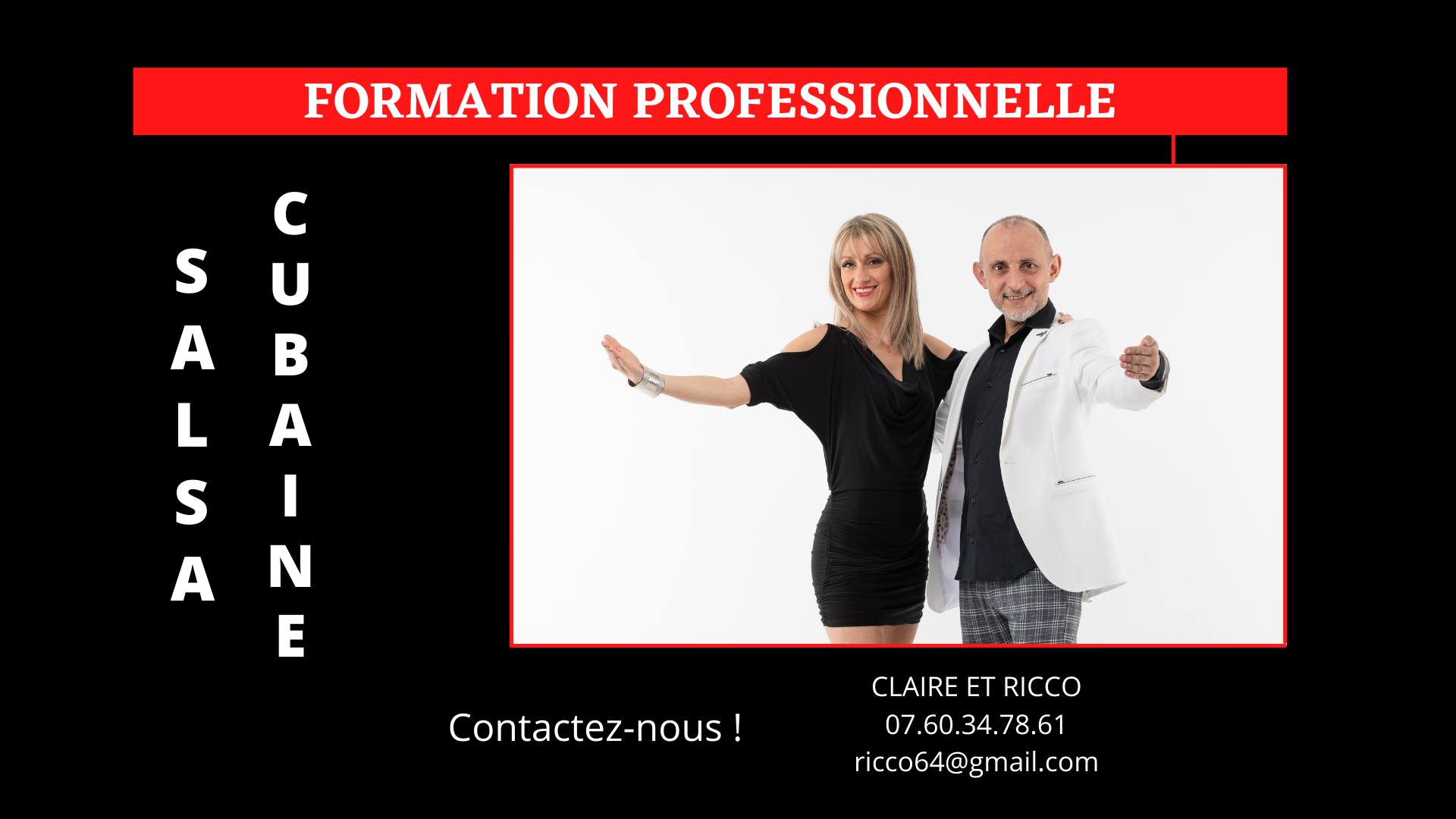 FORMATION PROFESSIONNELLE PROF SALSA CUBAINE