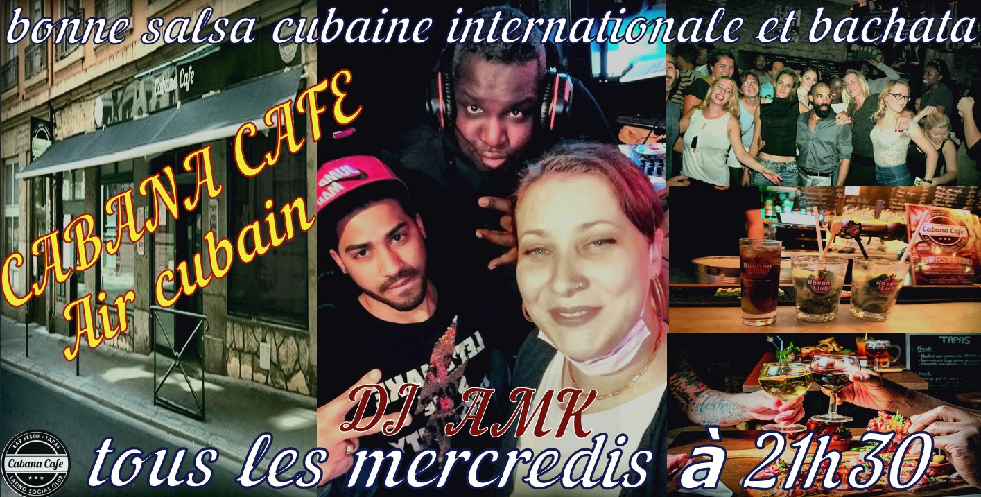 soir RENDEZ-VOUS à Cabanacafe, soirée SALSA et BACHATA Ouverture dès 18h30 ► afterwork -