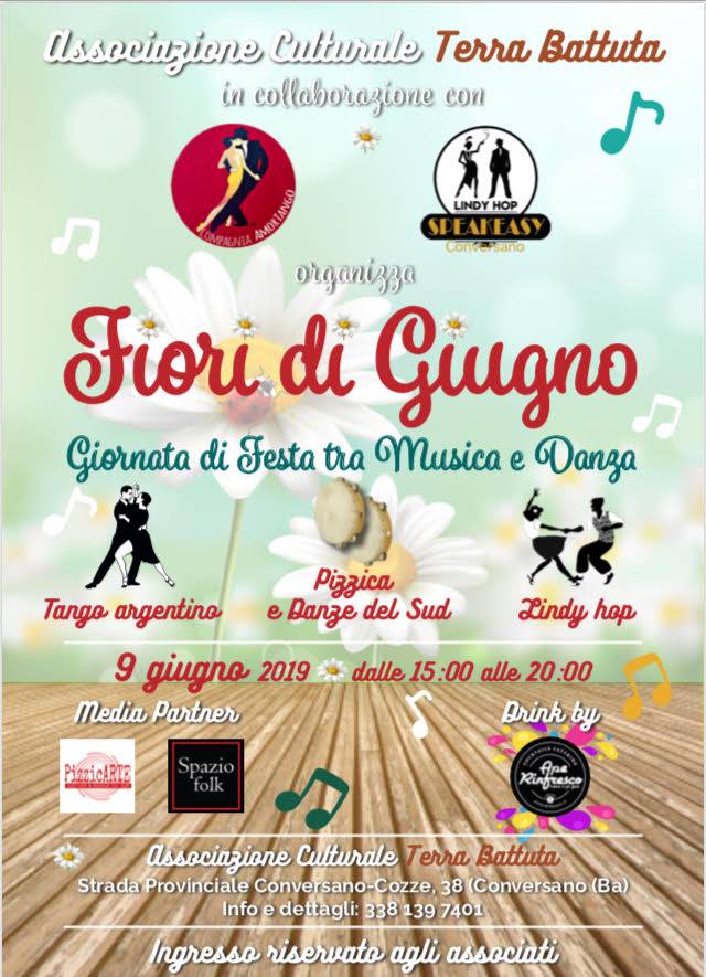Fiori di Giugno FESTA tra Musica e Danza a TERRA BATTUTA