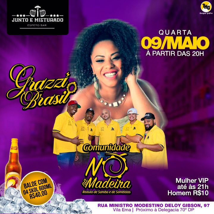 TODA QUARTA PAGODE DA GRAZZI BRASIL E NÓ NA MADEIRA