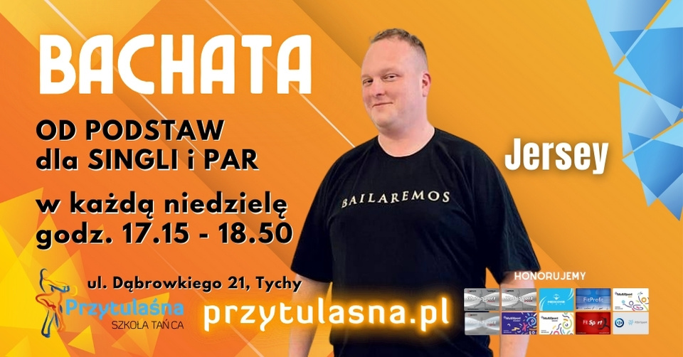 💥NOWOŚĆ💥BACHATA MODERNA dla SINGLI i PAR od podstaw z Jerseyem