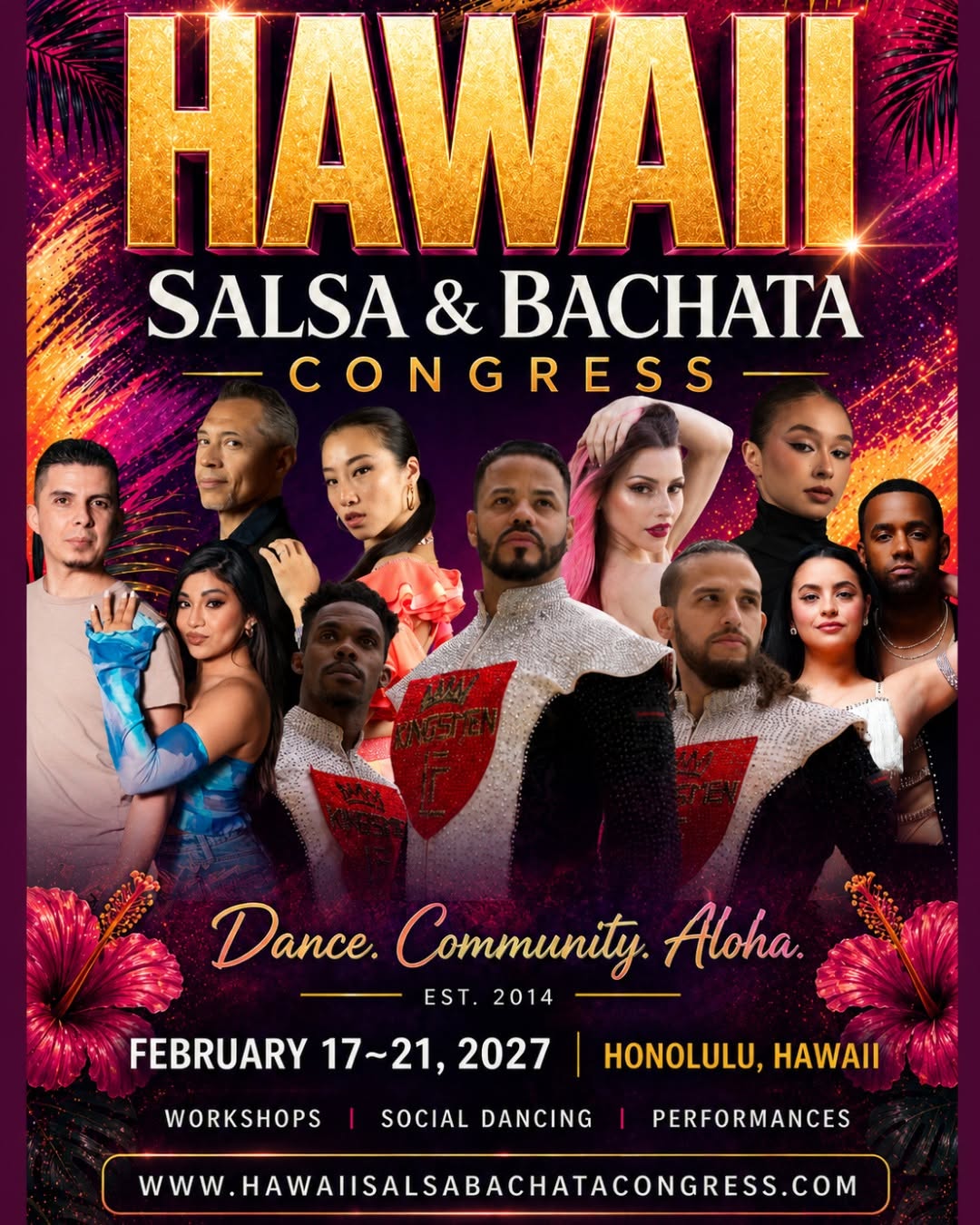 11th Annual Hawaii Salsa & Bachata Congress (Feb 17-21, 2027)