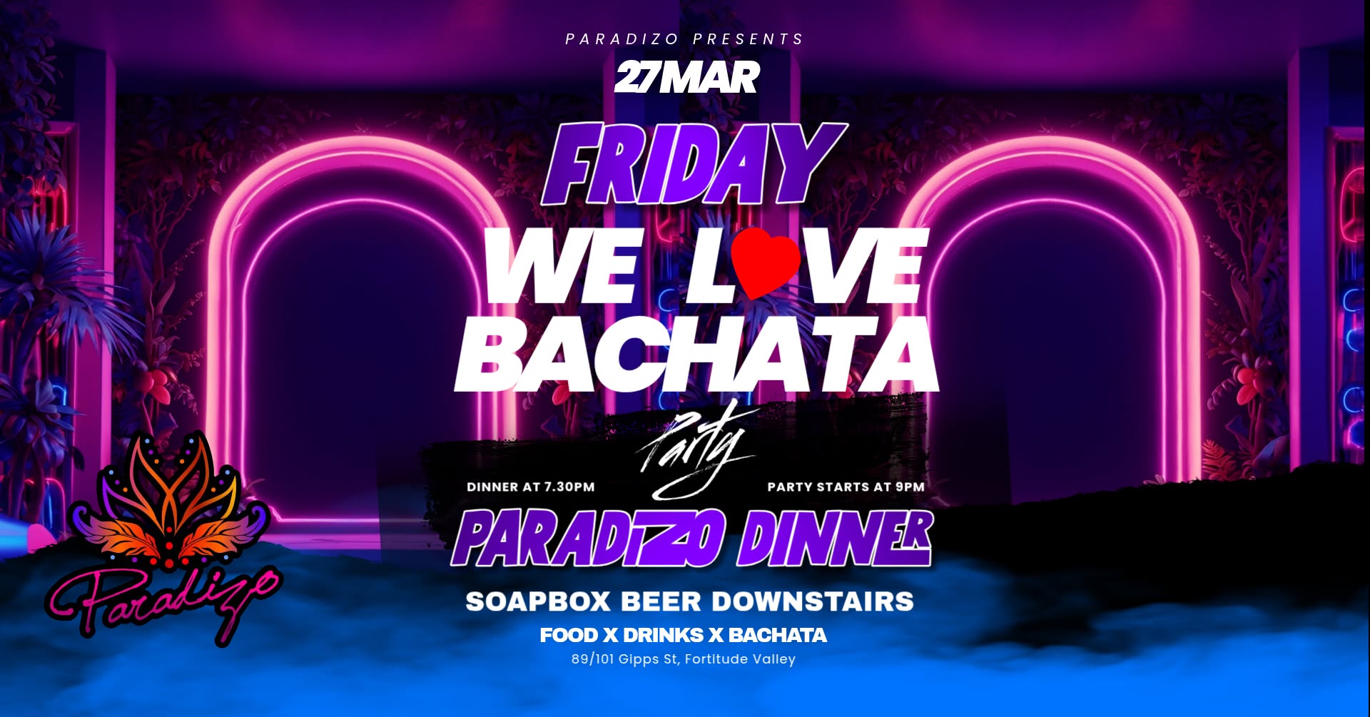 WE LOVE BACHATA PARTY - 27TH MARCH - Soapbox Beer