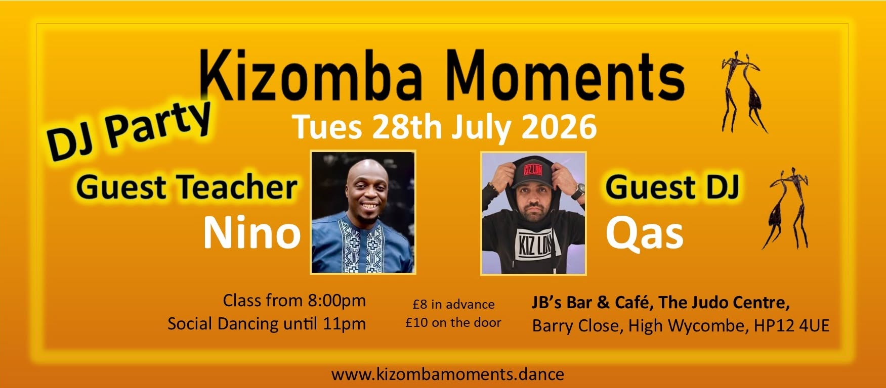 KIZOMBA MOMENTS PARTY - WITH GUESTS NINO & DJ QAS