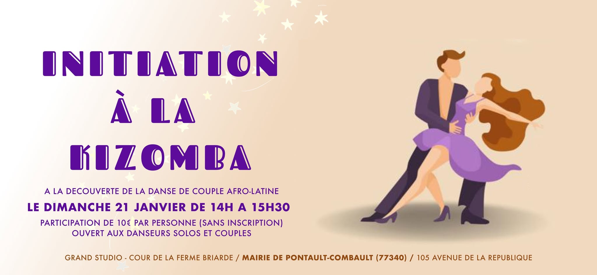 πΊπ Cours d'initiation KIZOMBA - Danse de couple afro-latine