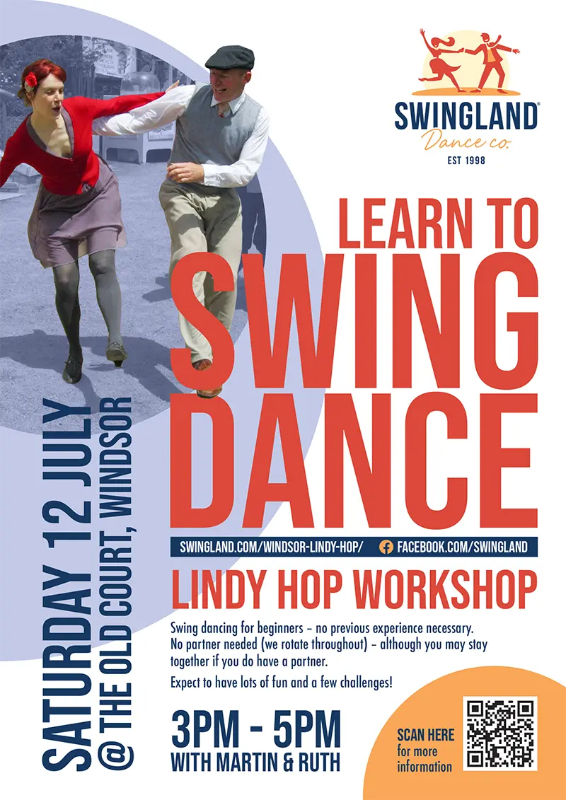 Workshop (Windsor) - beginners swing dance (Lindy hop)