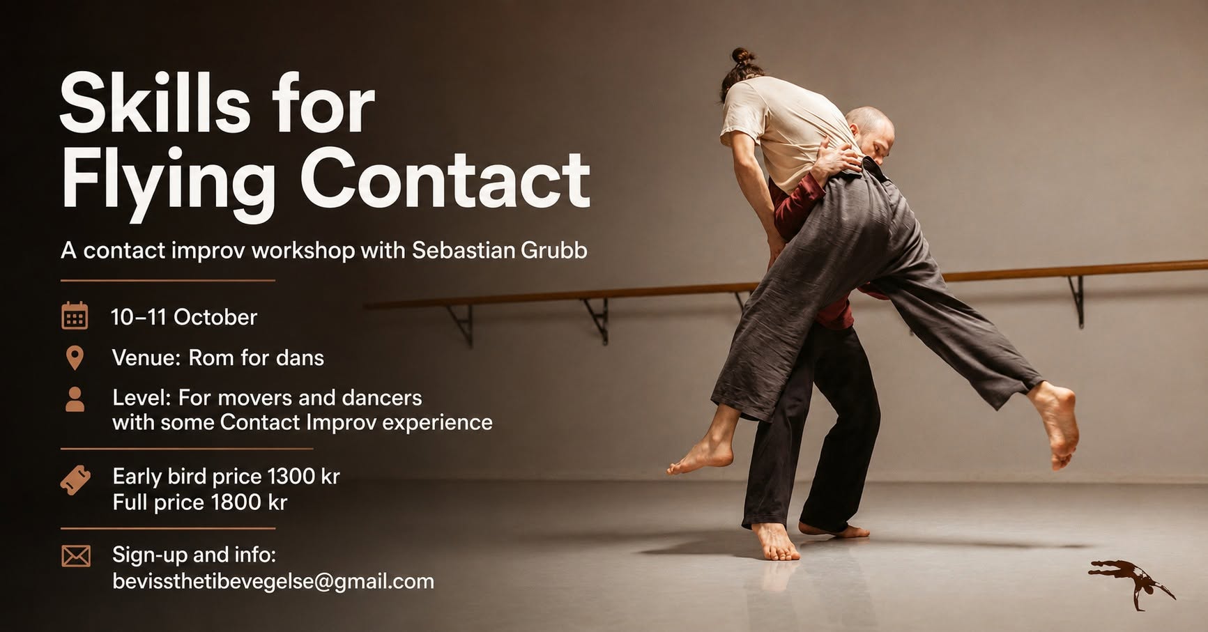 Skills for Flying Contact - Contact Improv Workshop with Sebastian Grubb