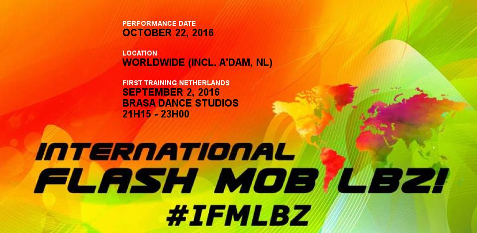 International Flash Mob LambaZouk, First Training Session, Amsterdam, Netherlands