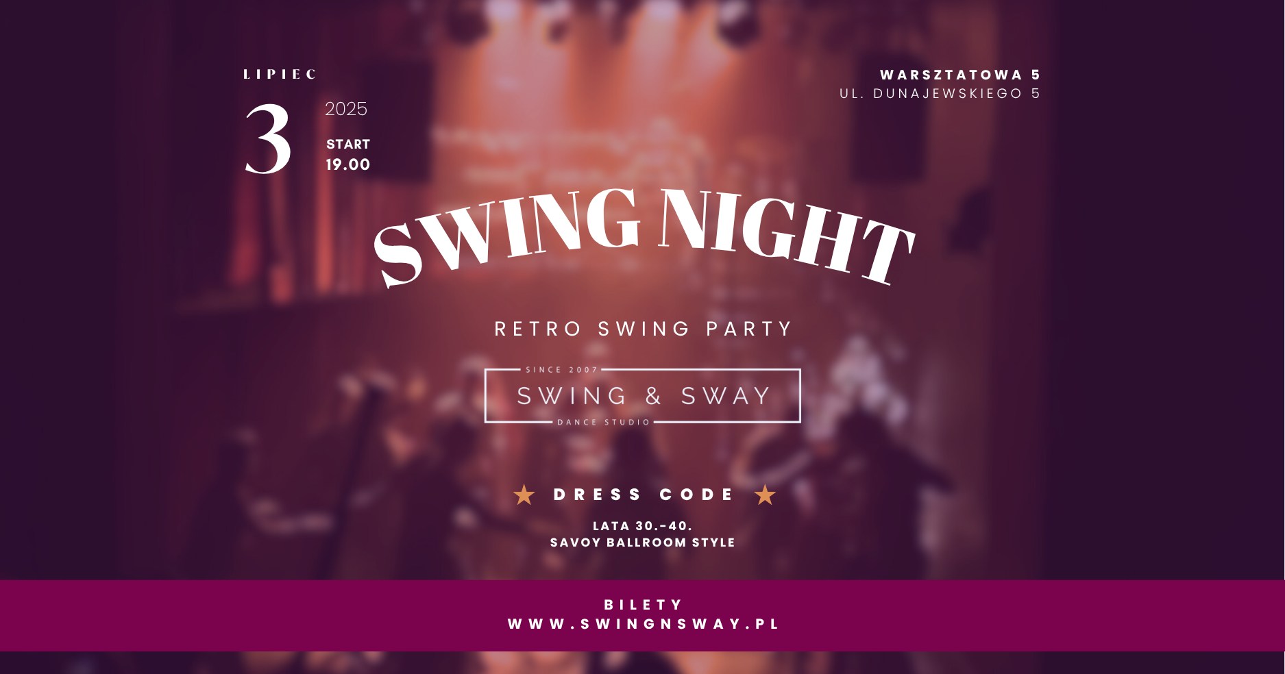 Swing Night 💥 z lekcją otwartą i występami