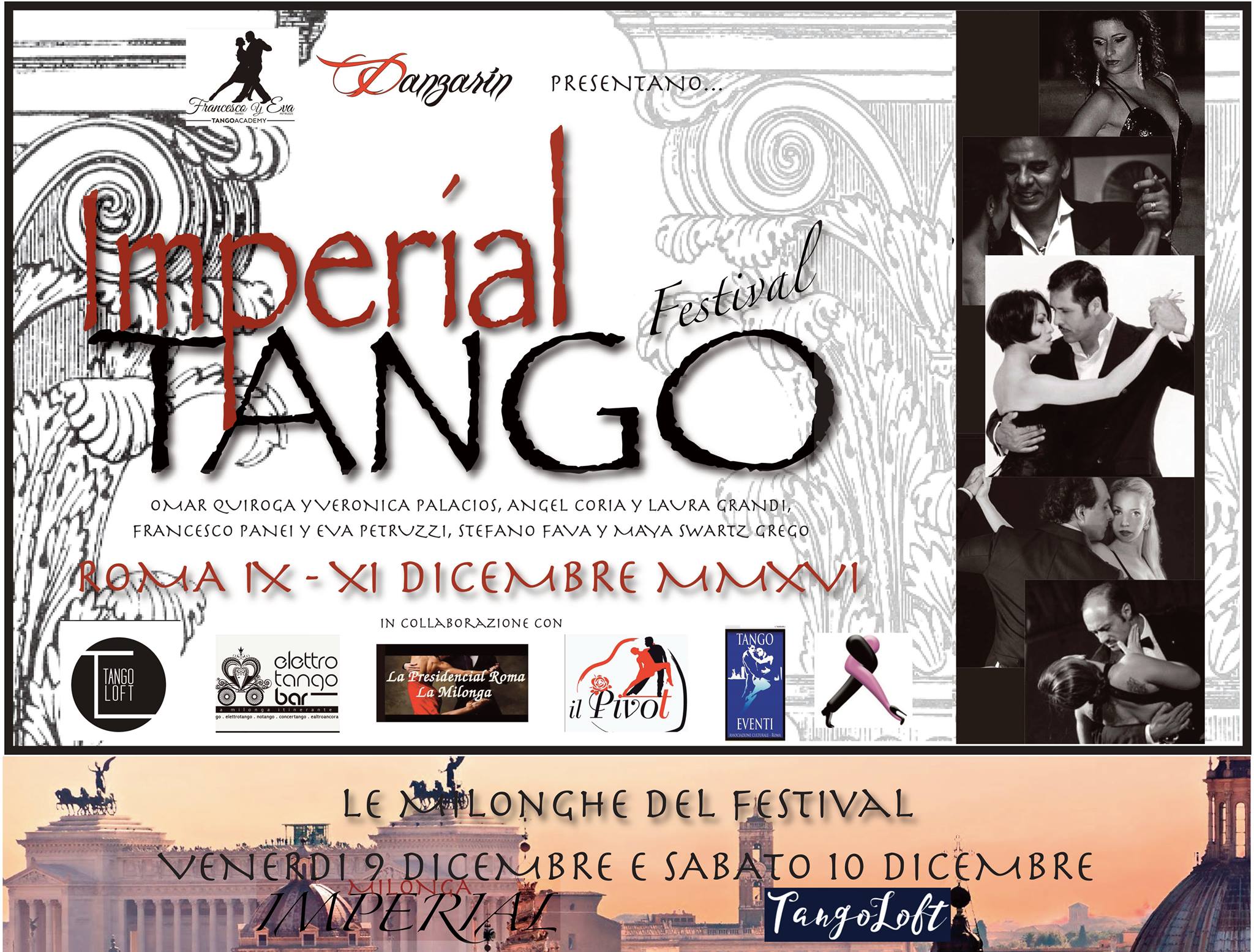 Imperial TANGO festival ROMA - 9-11 Dicembre 2016