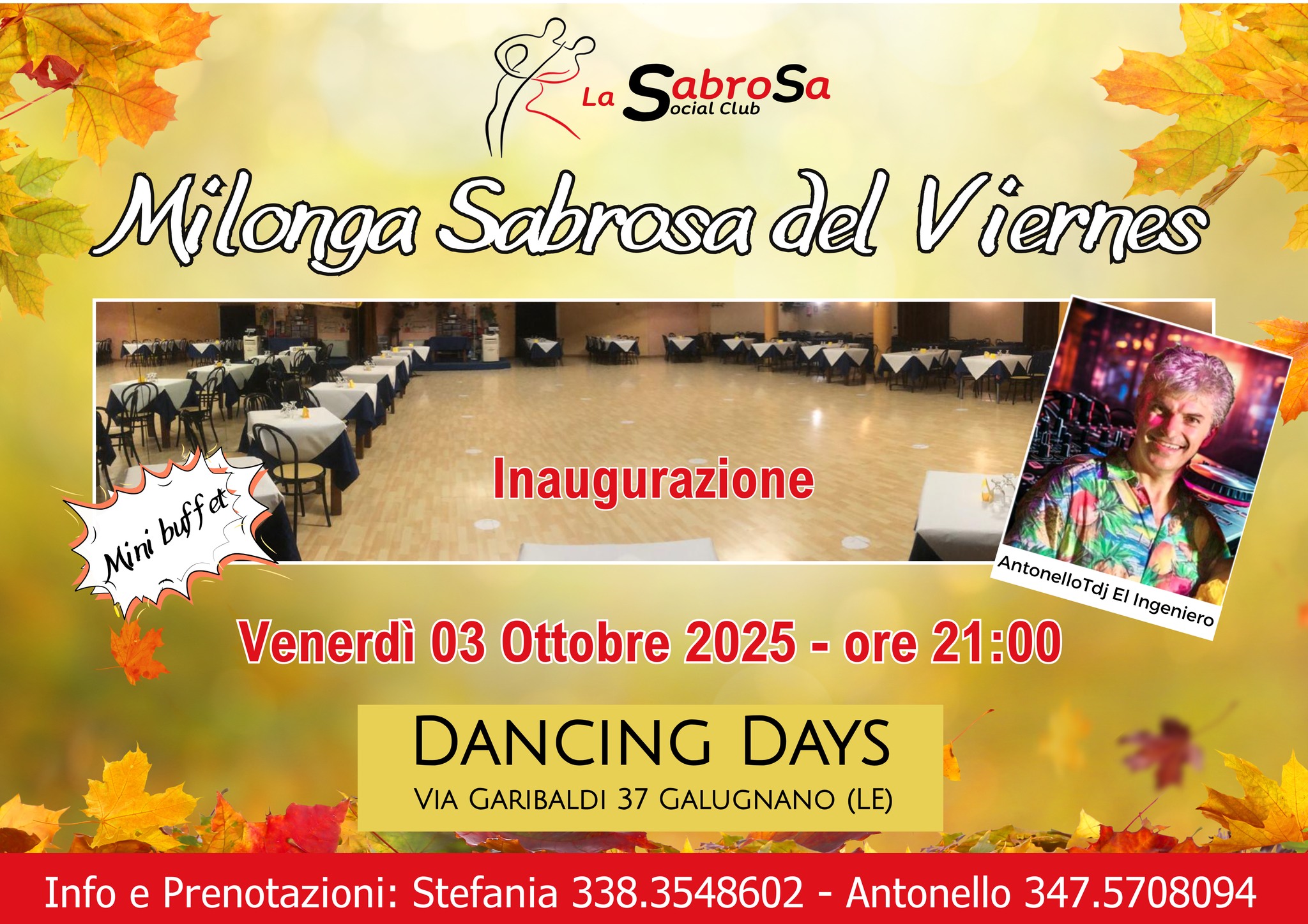 Milonga Sabrosa del Viernes_ Inaugurazione