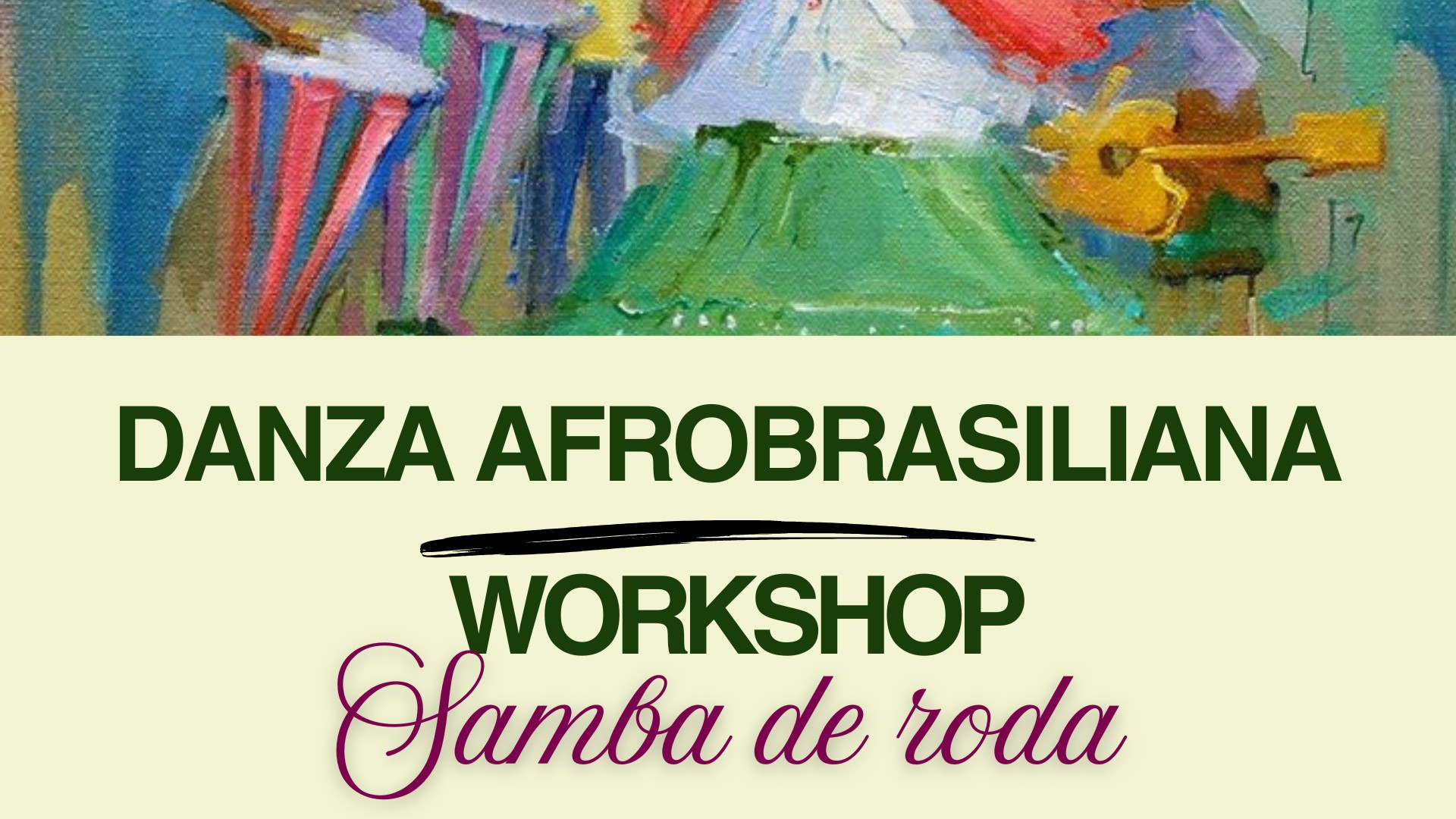 Workshop Danza Afrobrasiliana - Samba de roda