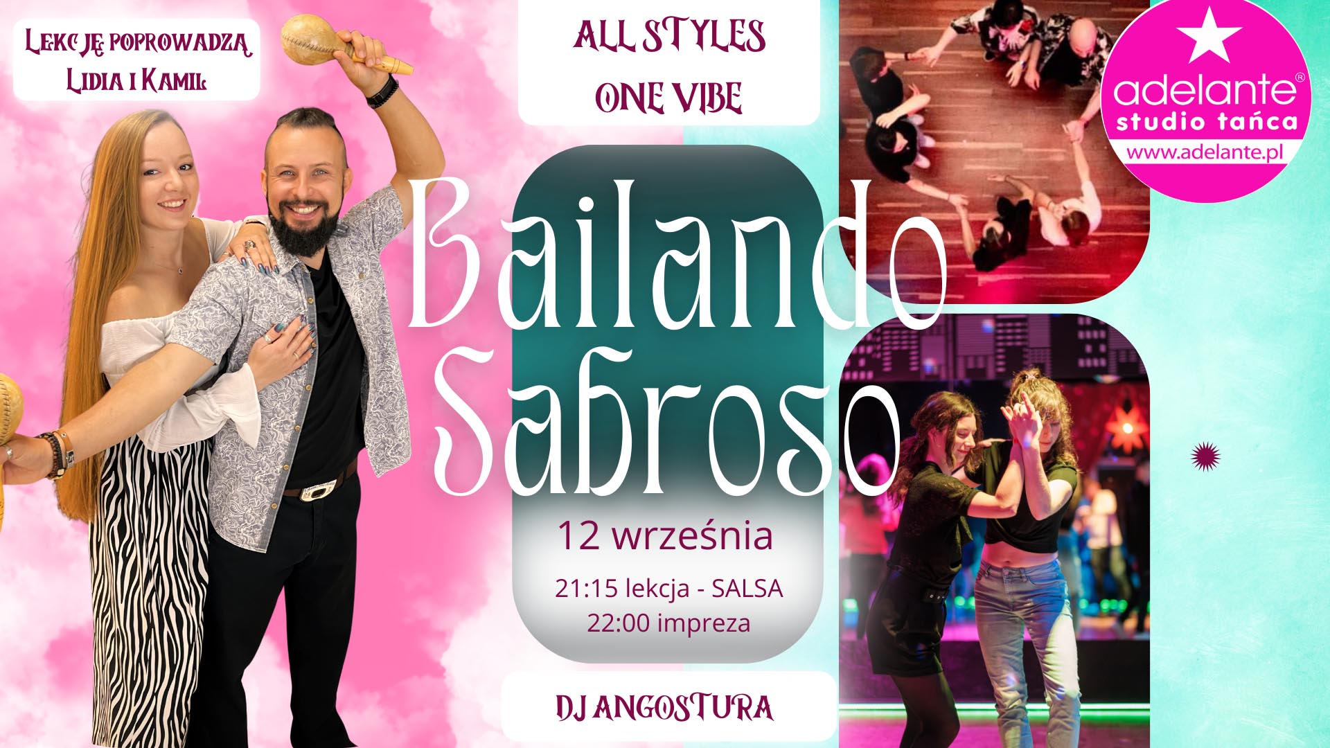 Bailando Sabroso w Adelante 12.09