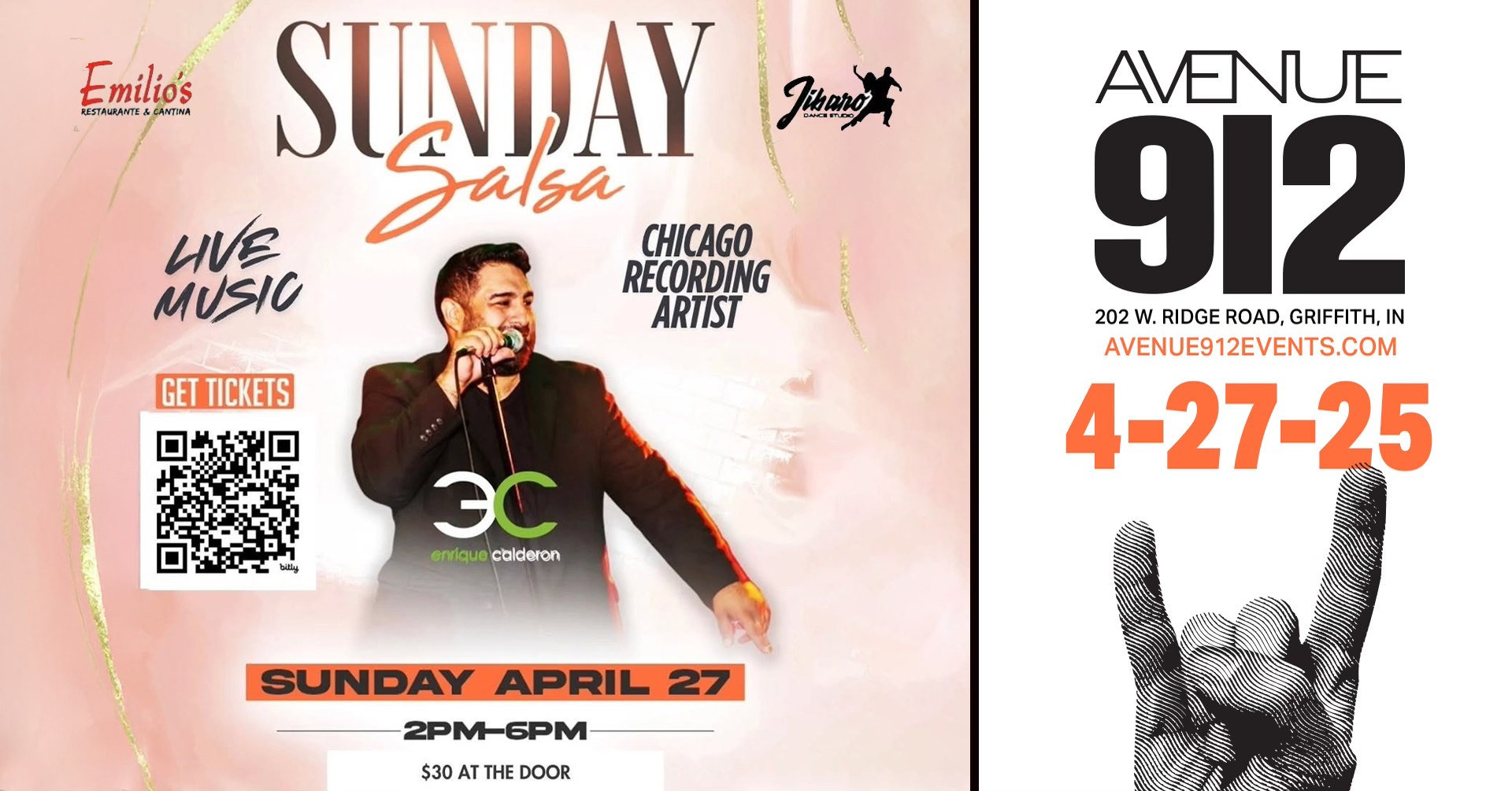 SUNDAY SALSA featuring the Enrique Calderon Band & Jibaro Dance Studio w DJ Manuel