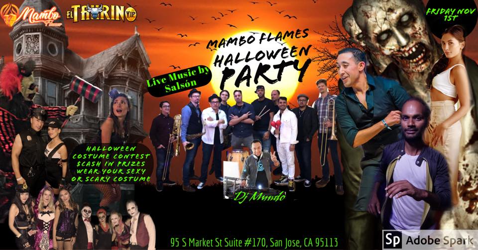 Mambo Flames Halloween Party November 1st