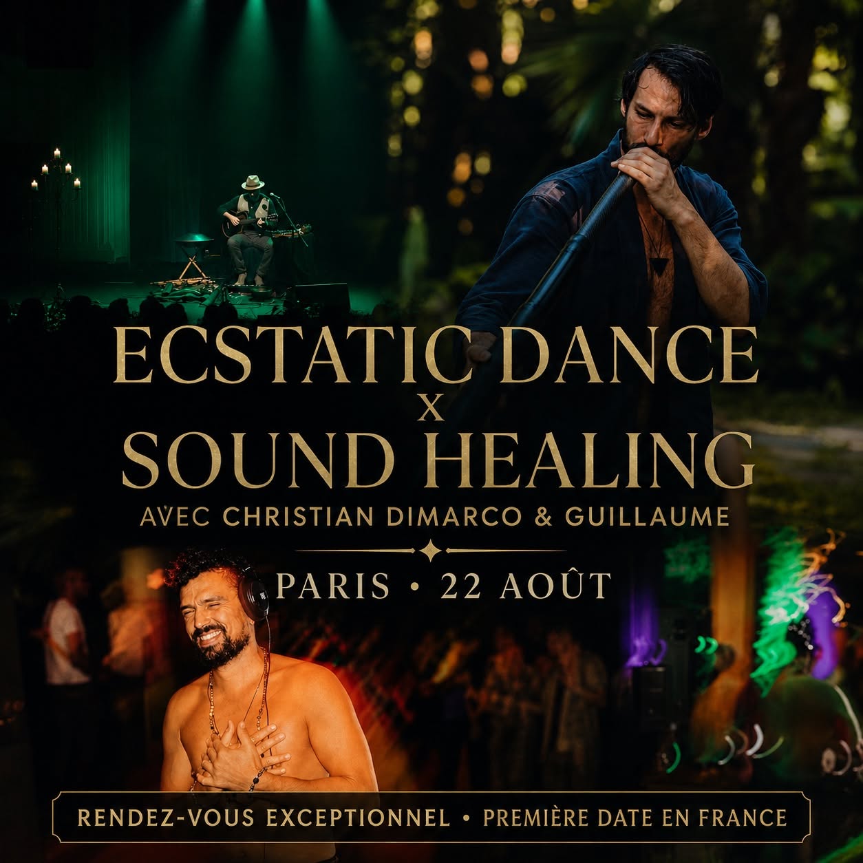 Ecstatic dance X sound healing Paris