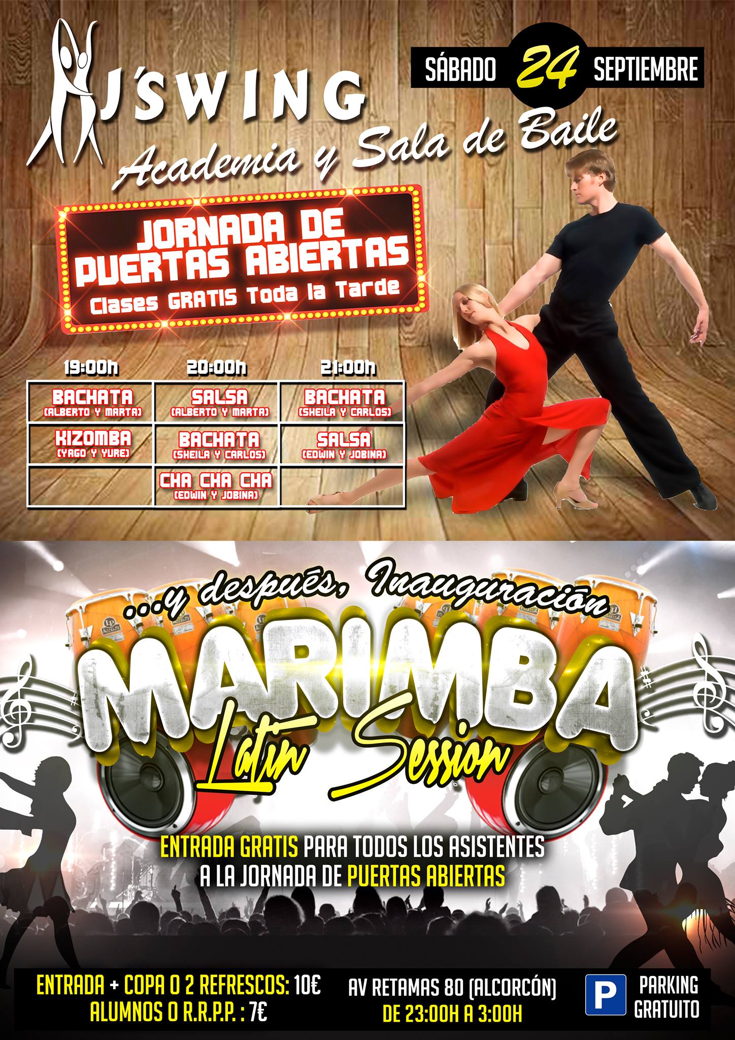 Puertas abiertas + Inauguración Marimba Latin Session