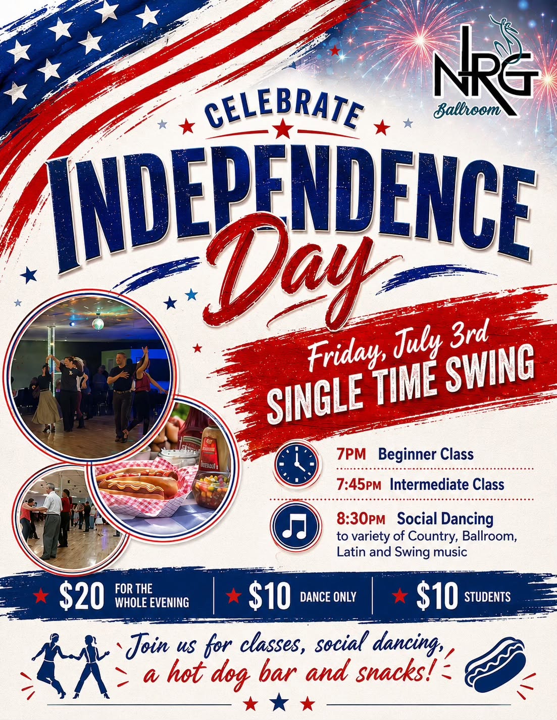 INDEPENDENCE DAY PARTY with NRG